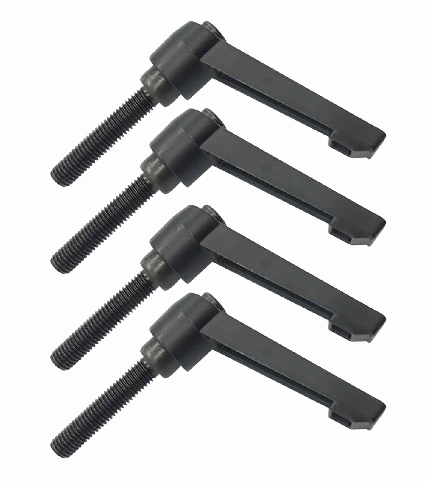 Leva di serraggio M4 in acciaio inox, filettatura esterna regolabile 25 mm