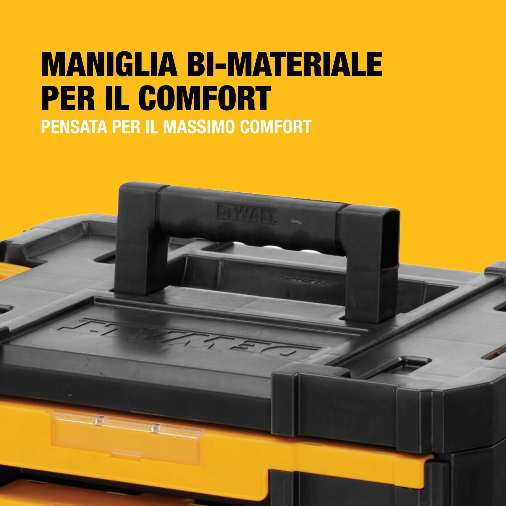 DEWALT TSTAK IV Doppio cassetto con separatori regolabili DWST1-70706