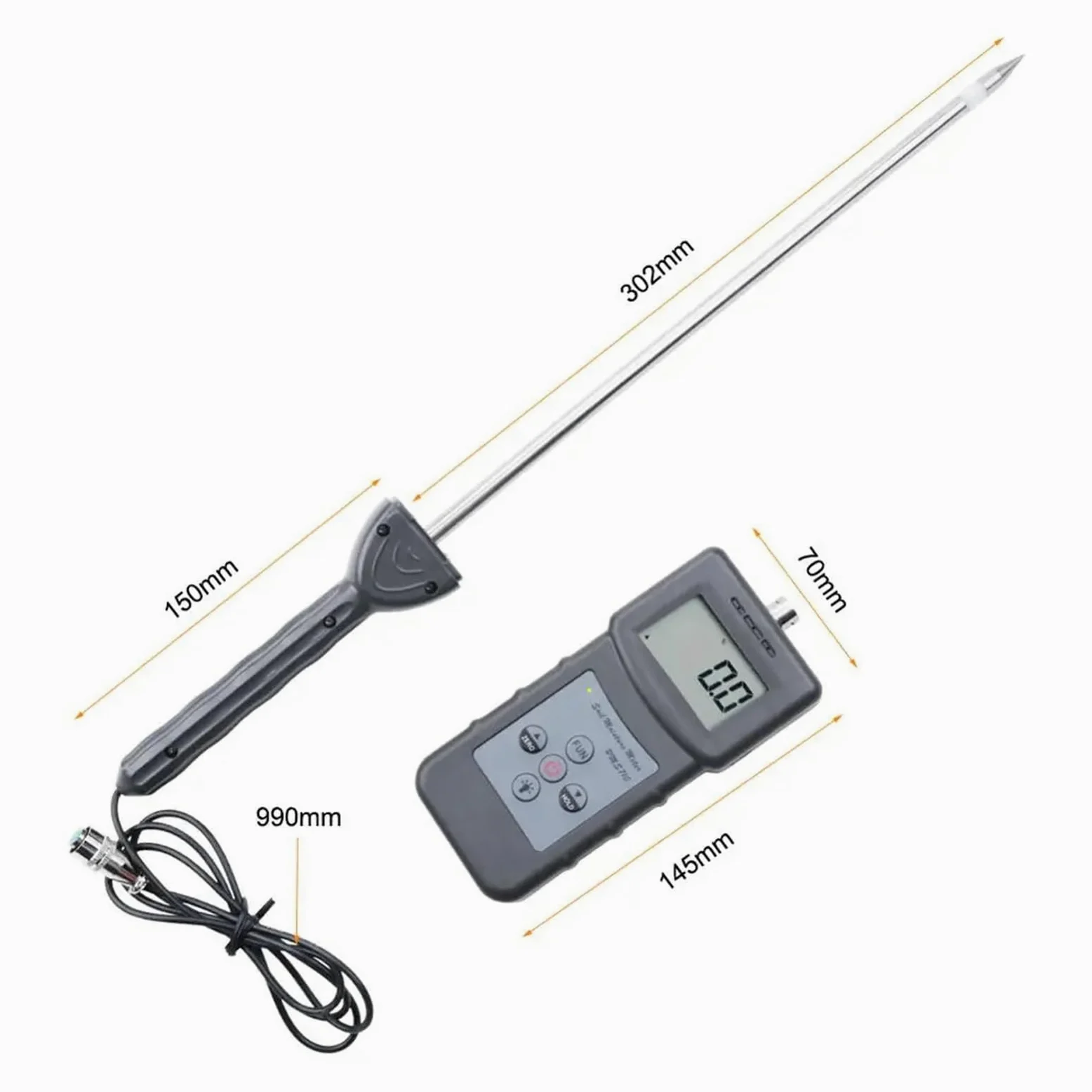 Misuratore Di Umidità Del Suolo Digitale Analizzatore Ad Alta Precisione Test For Calcestruzzo Cemento Sabbia Fiume Igrometro,Controllo accurato