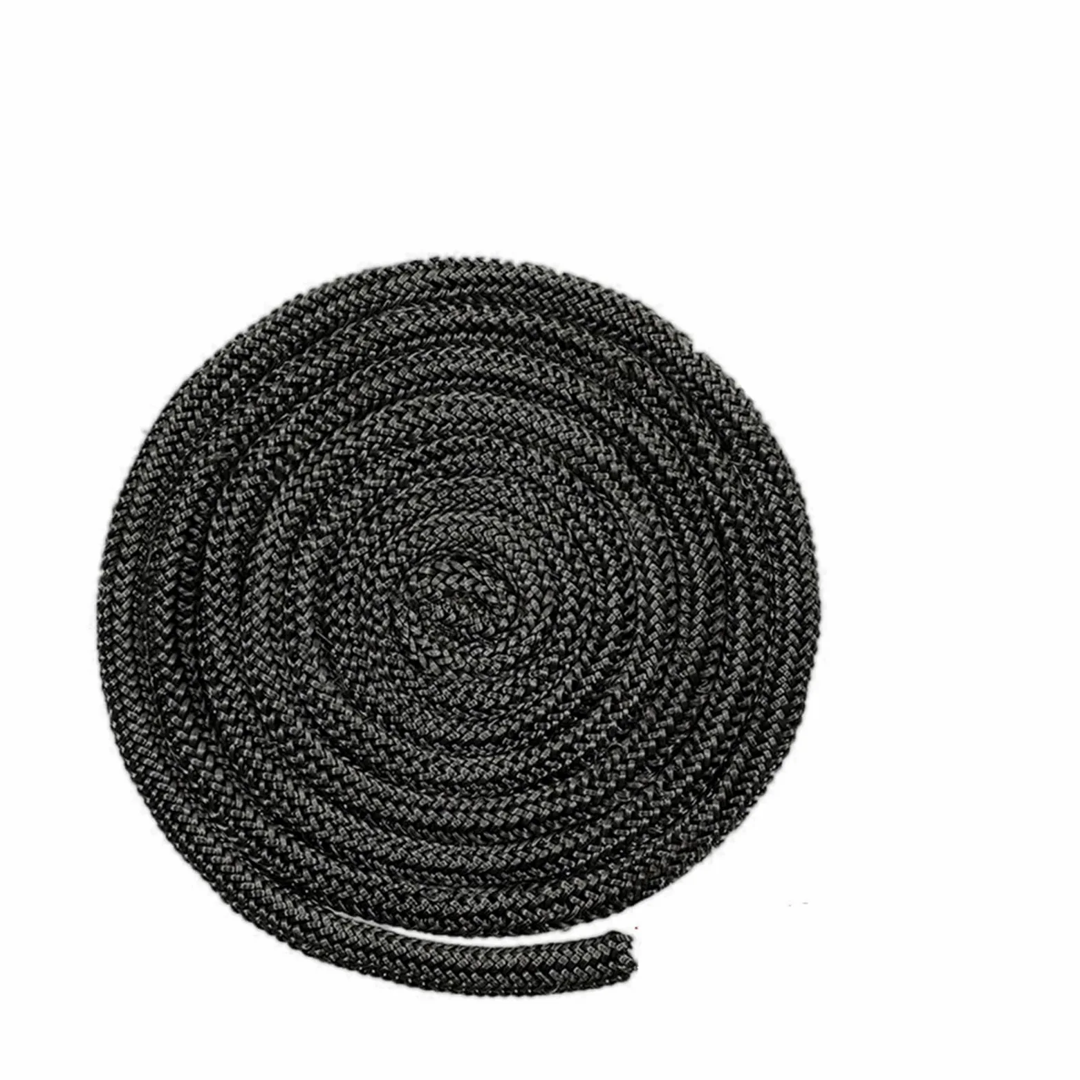 Guarnizione for stufa a legna, camino, corda in fibra di vetro, grigio scuro, 6-12 mm x 2 metri(10mm x 2M)