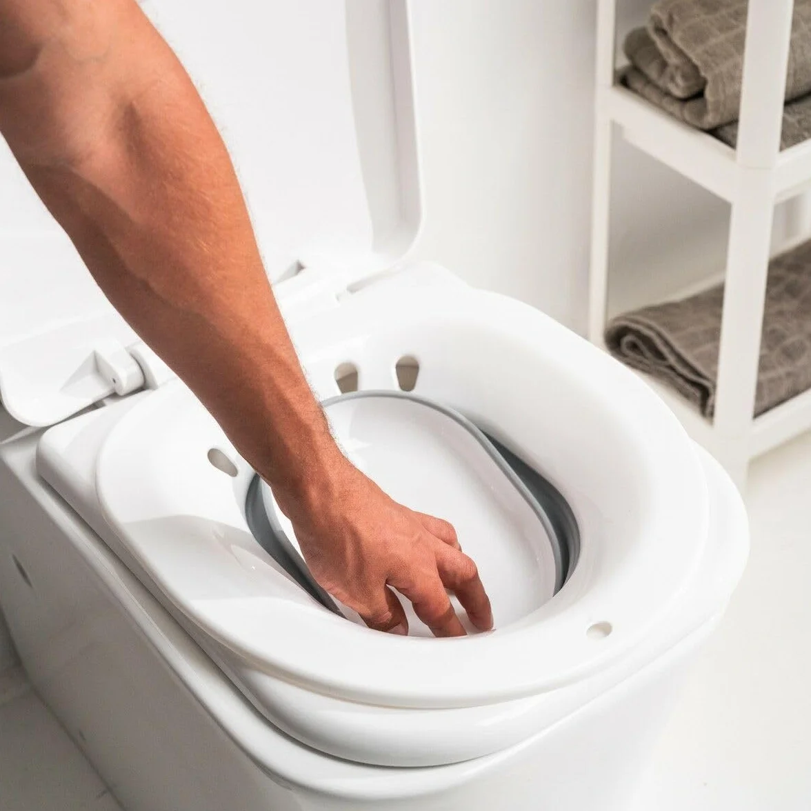 InnovaGoods Bidet Pieghevole Portatile per WC