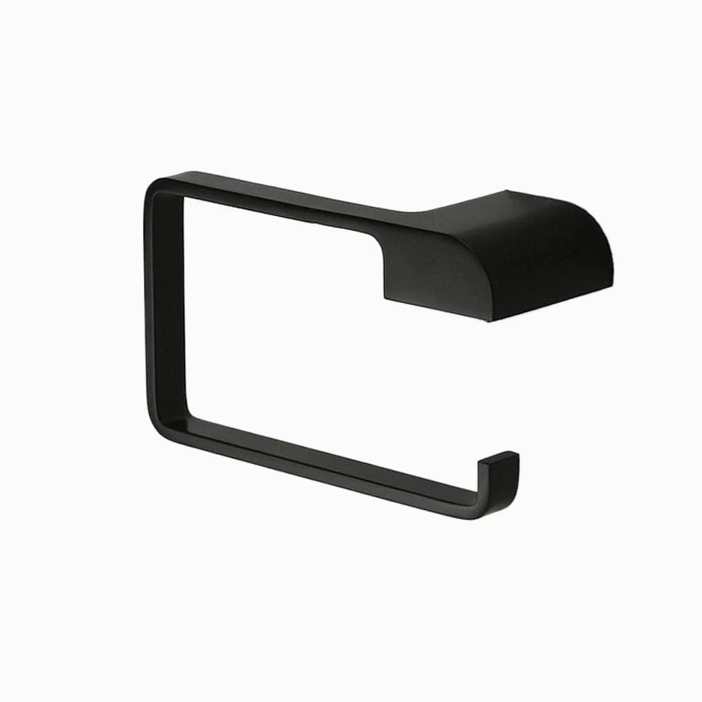 Portarotolo di Carta igienica da Parete, Porta fazzoletti, portarotolo da Bagno Nero, portarotolo in Acciaio Inossidabile, Vassoio per la casa