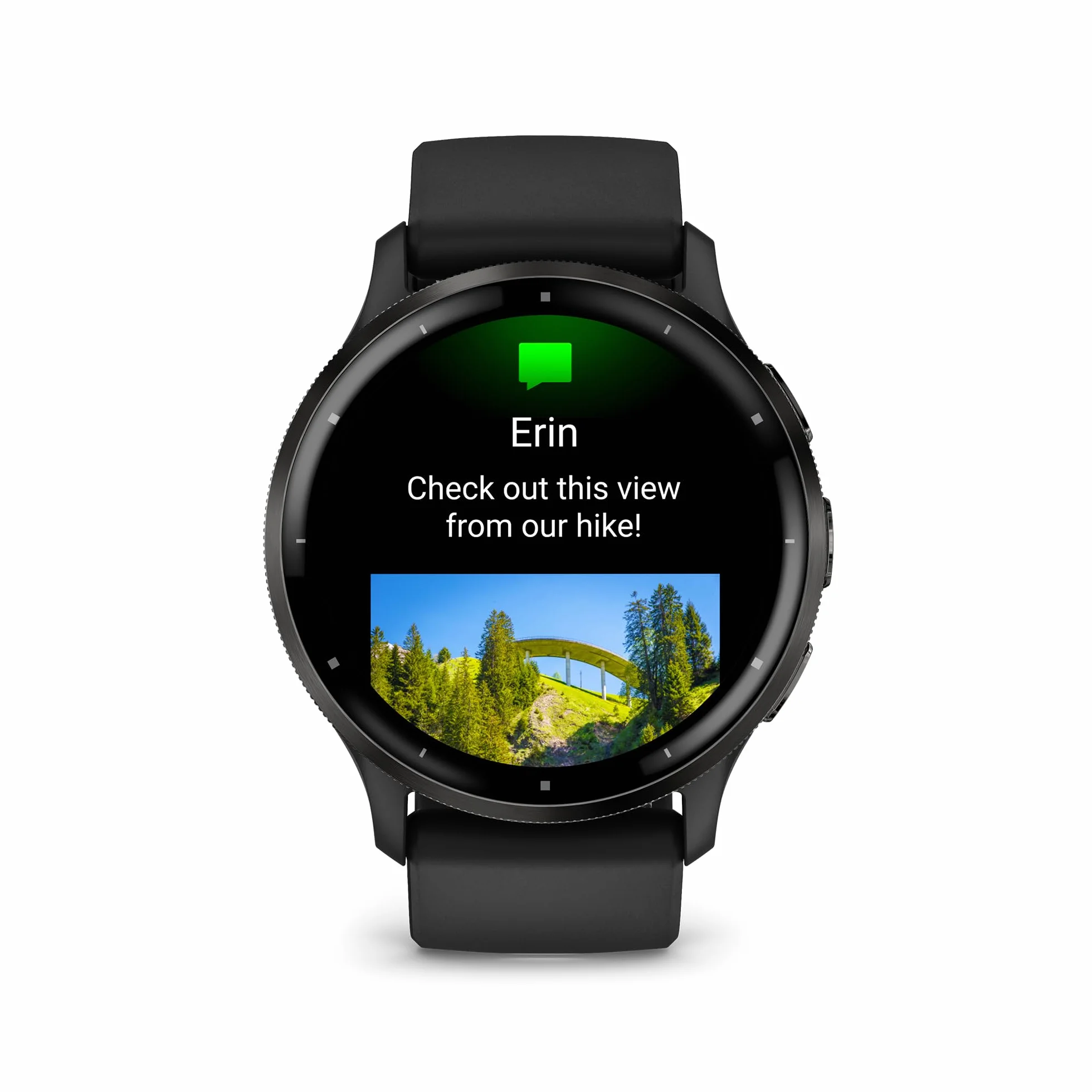 Garmin Venu 3, Smartwatch AMOLED 1,4", Cassa 45mm, Microfono e Speaker, Musica, GarminPay, +30 App sport, GPS, Cardio, SpO2, Autonomia 14 giorni, Black & Slate