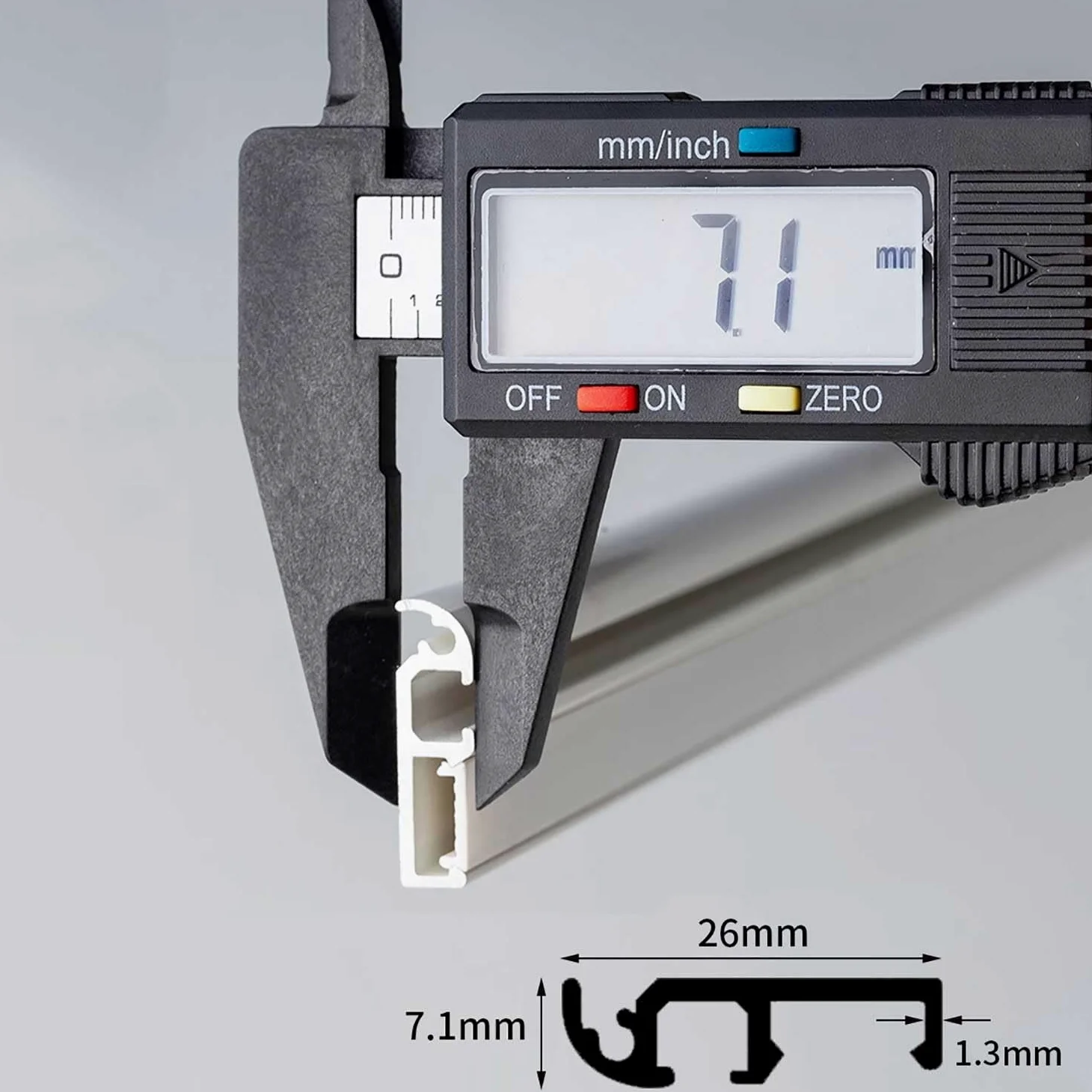 Premium Heavy Du Double Row soffitto ain Track System 4.1m (13.5ft) d h facile installazione per la casa & ufficio Decor Slish versatile
