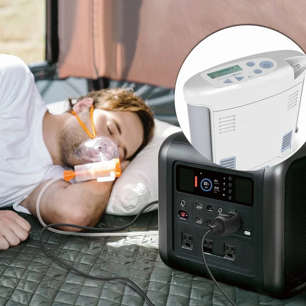 KFD Caricabatteria da auto 12 V DC adattatore compatibile con Inogen One G2 G3 G4 G5 cavo di alimentazione DC modello BA-306 BA-301 BA-302 BA-303 12 V auto veicolo barca camper camper accendisigari