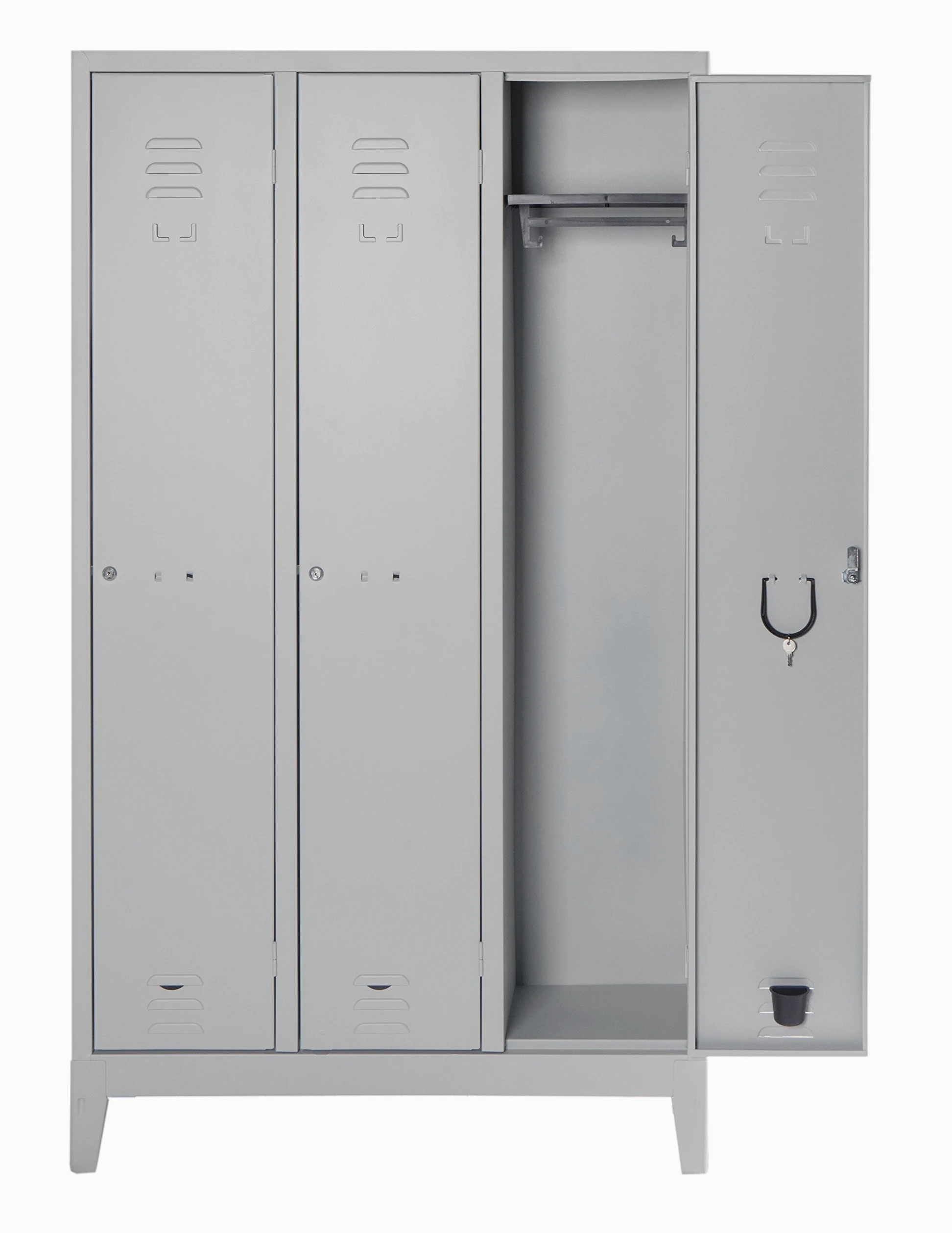 CO.AR.ME SP10133 Spogliatoio, 3 Posti, Grigio