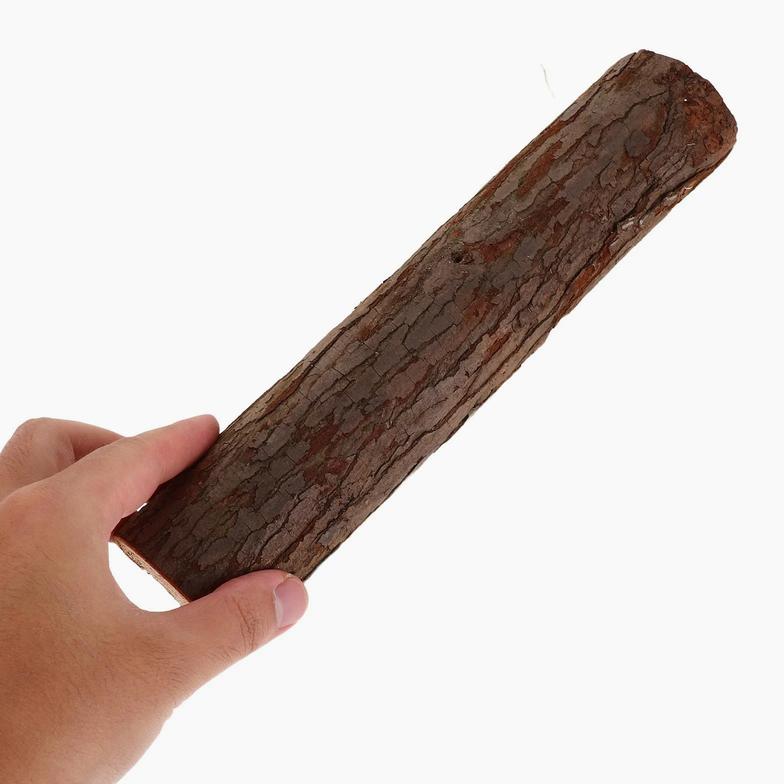 BESTYASH 8 Pezzi Legna da Ardere Decorativa in Legno Naturale 25Cm Corteccia Ceppi per Stufa Barbecue e Braciere Accessori per Caminetti Interni ed Esterni Resistenza alle Intemperie