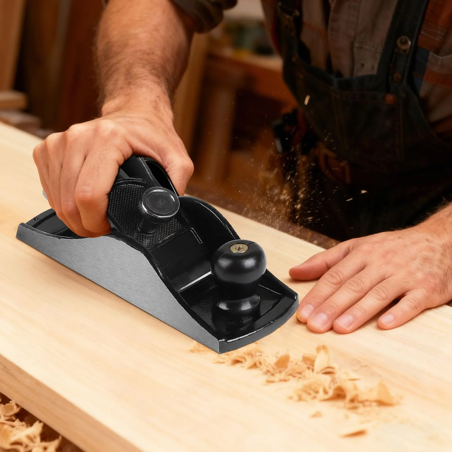 LALAGO Pialla a Mano 175 mm Lama 41 mm Regolabile per Legno
