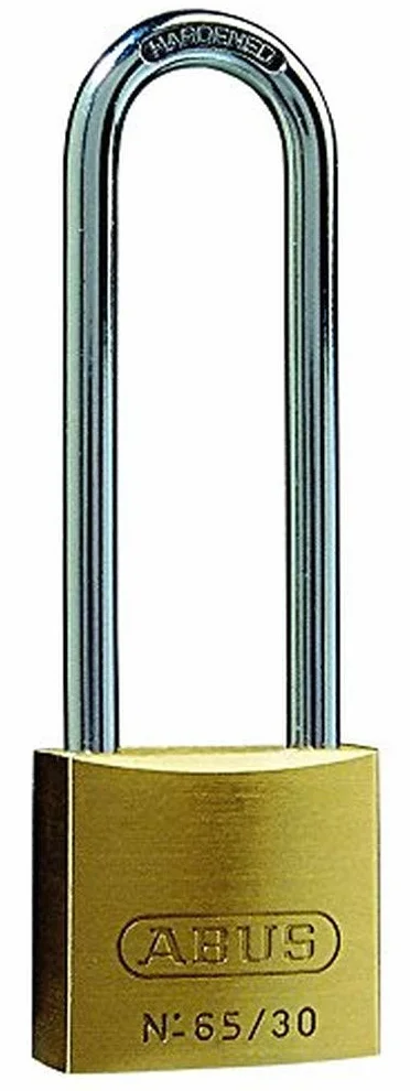 ABUS Lucchetto in Ottone 65/30BH60 con Arco Alto - Lucchetto Cantina, Armadietto e altro - Corpo in Ottone - Arco in Acciaio Temprato - Livello Sicurezza ABUS 4