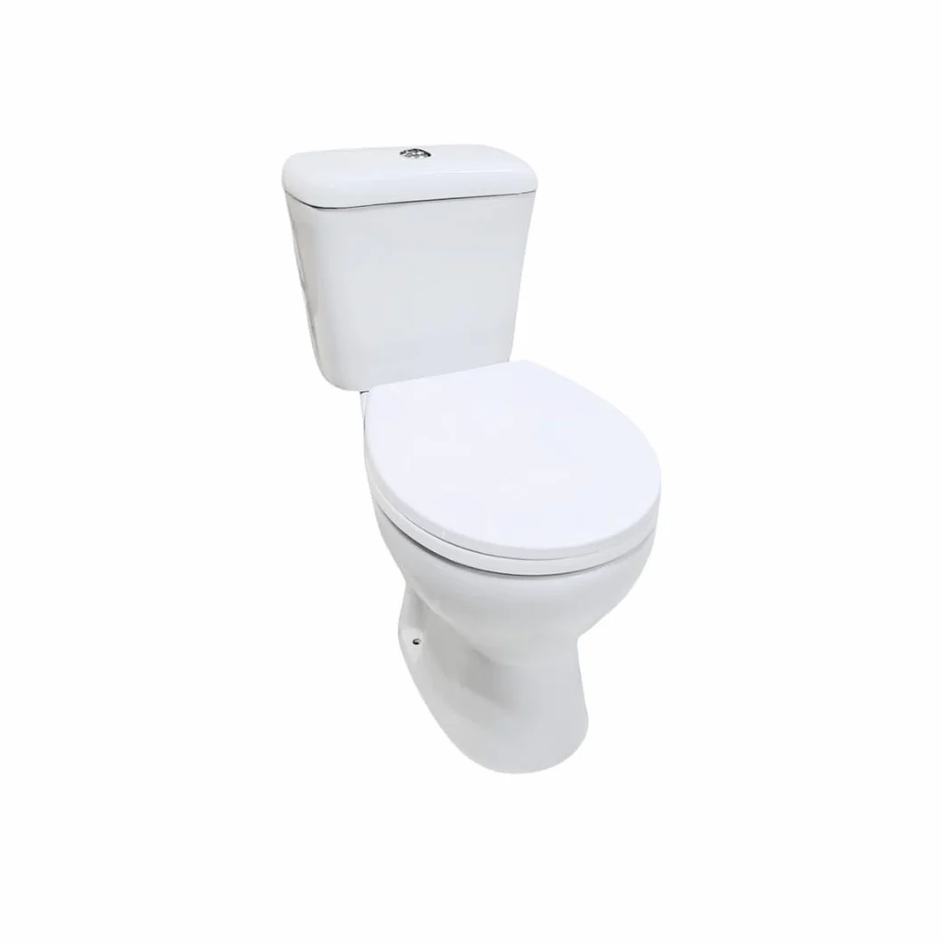 Ceramiczny zestaw WC z sedesem SoftClose, spłukiwanie pionowe