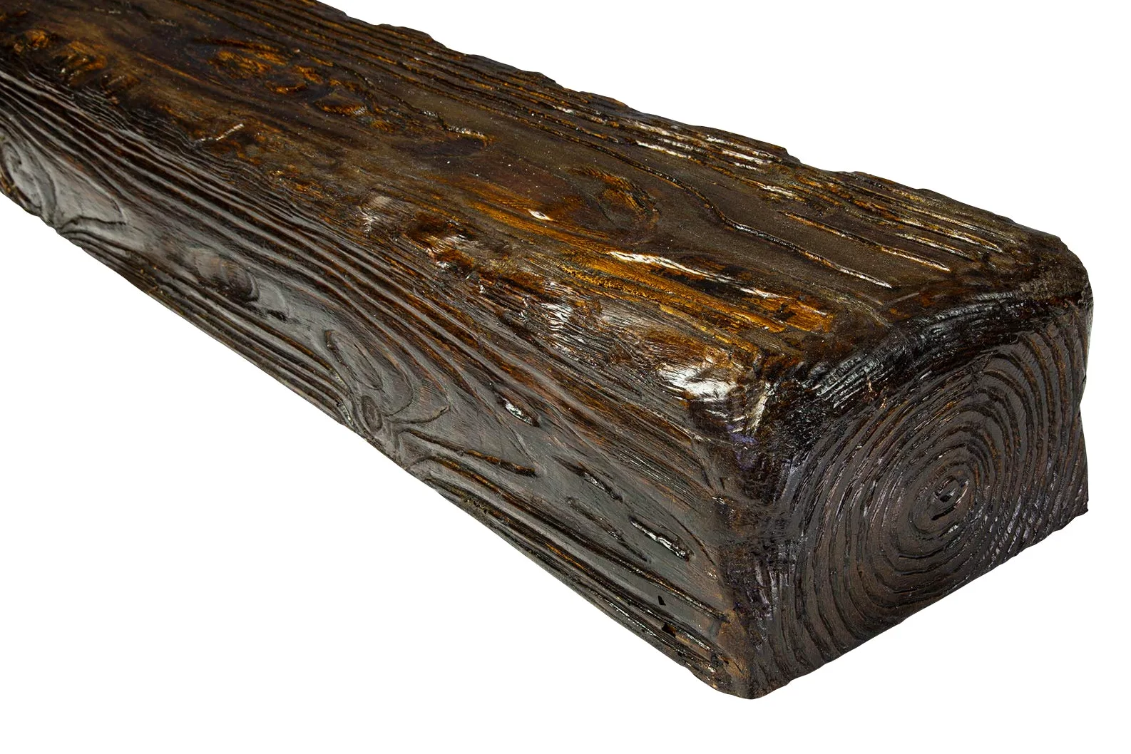 Decowood Travi Decorative 2 Metri, Poliuretano, Rustica, 190x130mm, EQ005 D Serie