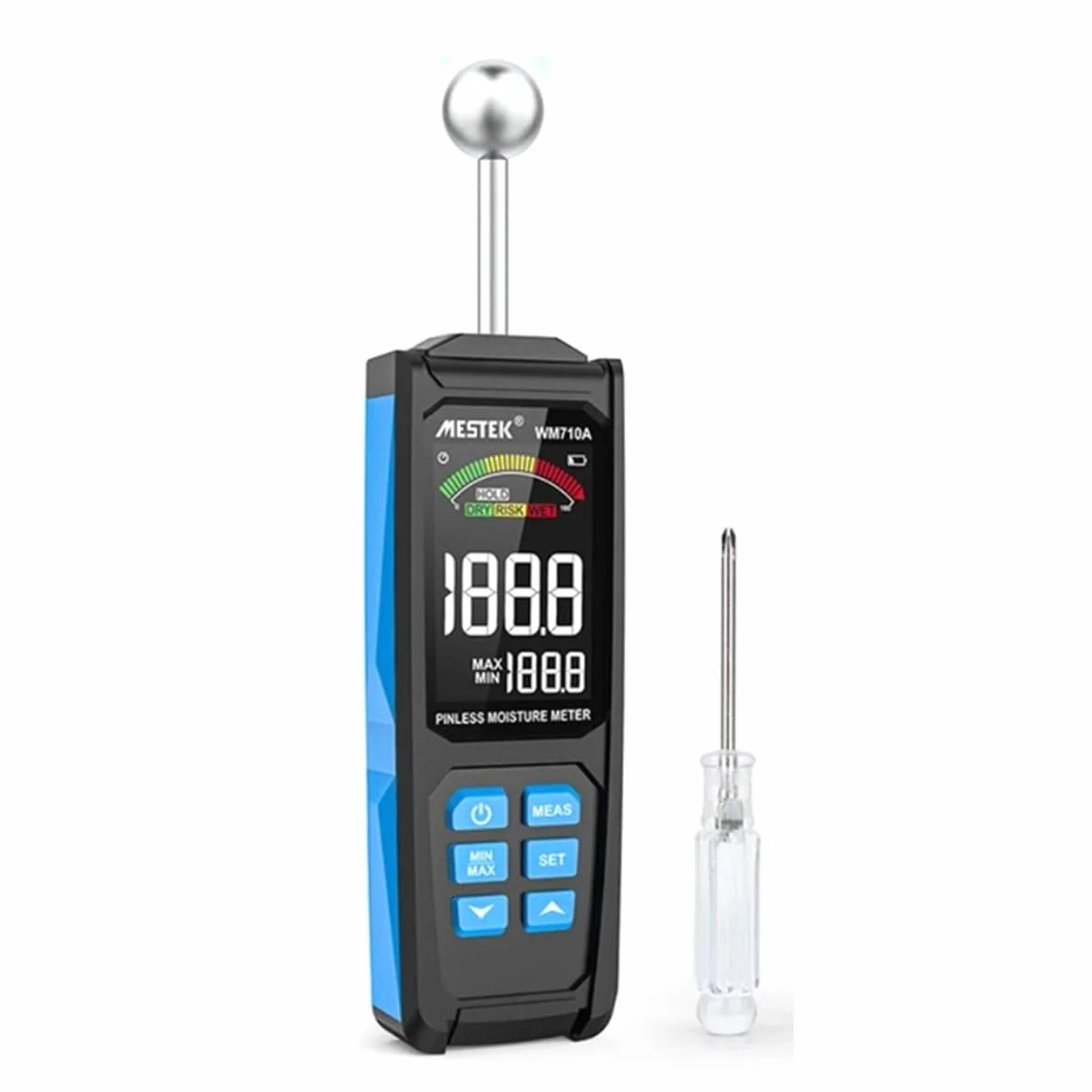 Tester digitale del rivelatore di umidità del legno senza contatto