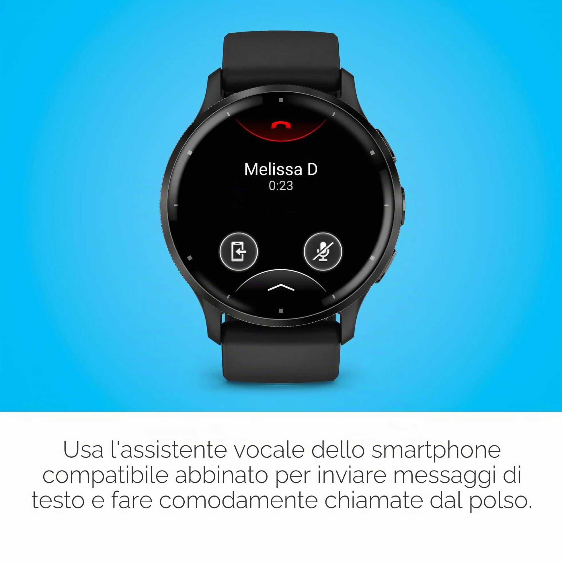 Garmin Venu 3, Smartwatch AMOLED 1,4", Cassa 45mm, Microfono e Speaker, Musica, GarminPay, +30 App sport, GPS, Cardio, SpO2, Autonomia 14 giorni, Black & Slate
