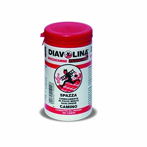 DIAVOLINA SPAZZACAMINO POLVERE