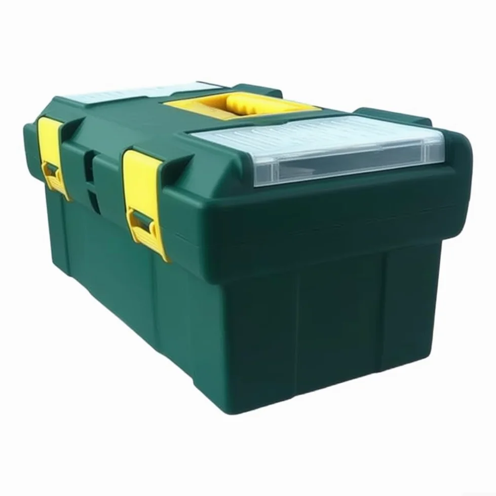 Cassetta degli attrezzi, Scatola di immagazzinaggio di plastica, Organizzatore di attrezzi, Caso di hardware | Custodia di grande capacità con maniglia ergonomica, design robusto per accessori per strumenti