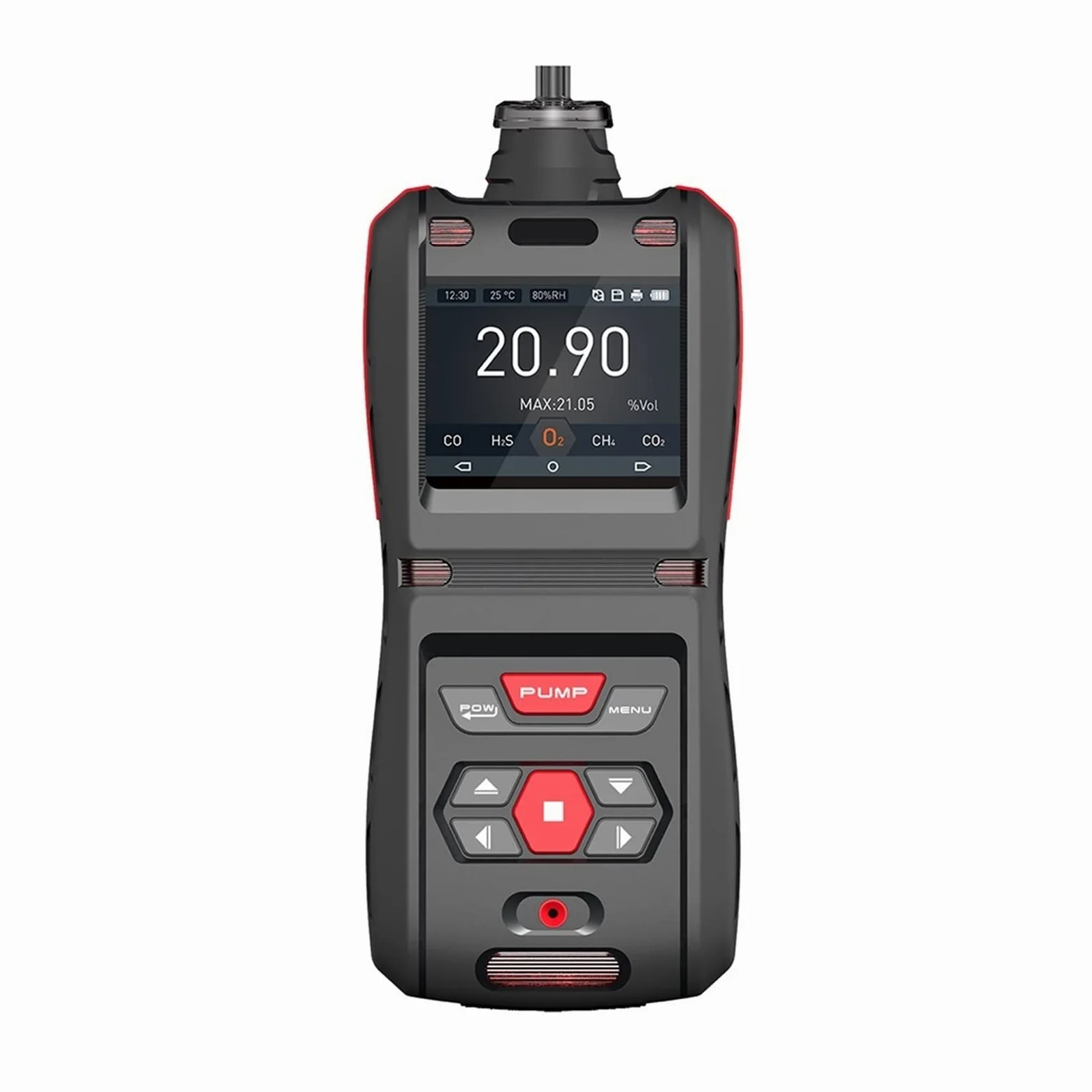 Misuratori della qualità dell'aria, Rilevatore di concentrazione del gas di metano portatile CH4 Allarme a gas infiammabile di aspirazione della pompa, LCD Visualizza alta precisione(Infrared 0-100%LE
