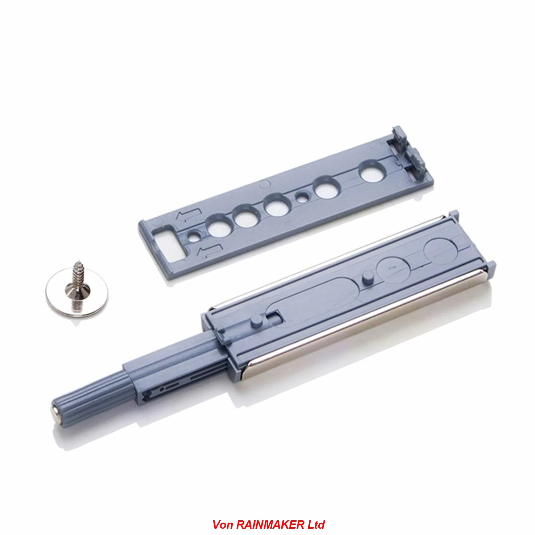 Magnetico Push to Open Apri Cancello Pressione Porta Gancio Tocco Premere Chiusura Aperto per Mobile da Cucina Armadietto 10 Pezzi