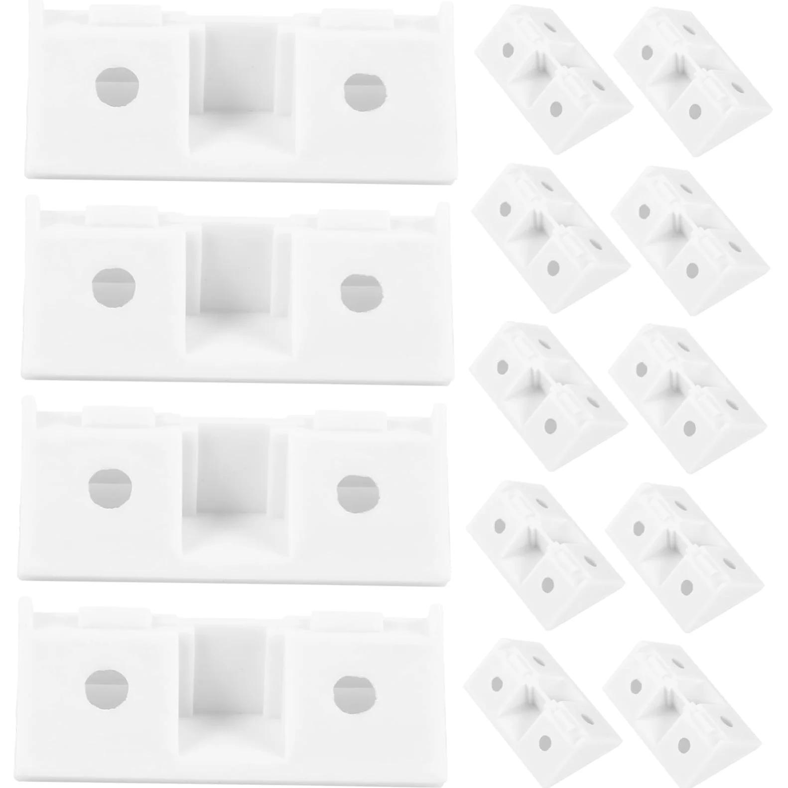 jojofuny 100pezzi Staffe Angolari Copertura Per e Facile Installare e Resistente Per e