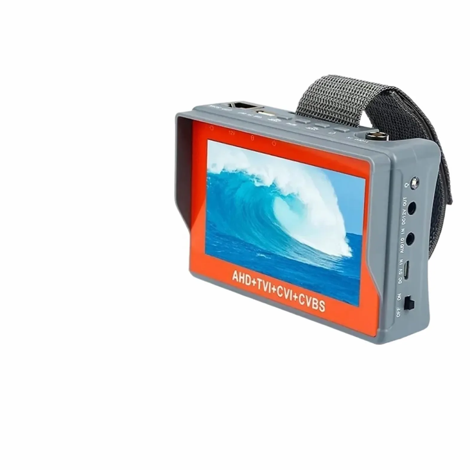 IV8W-L 8MP 4K CCTV Tester Telecamera di Sicurezza Monitor da 5 Pollici for 4 in 1 TVI AHD CVI Tester analogico for telecamere di Sicurezza Test Video | CCTV Tester IV5