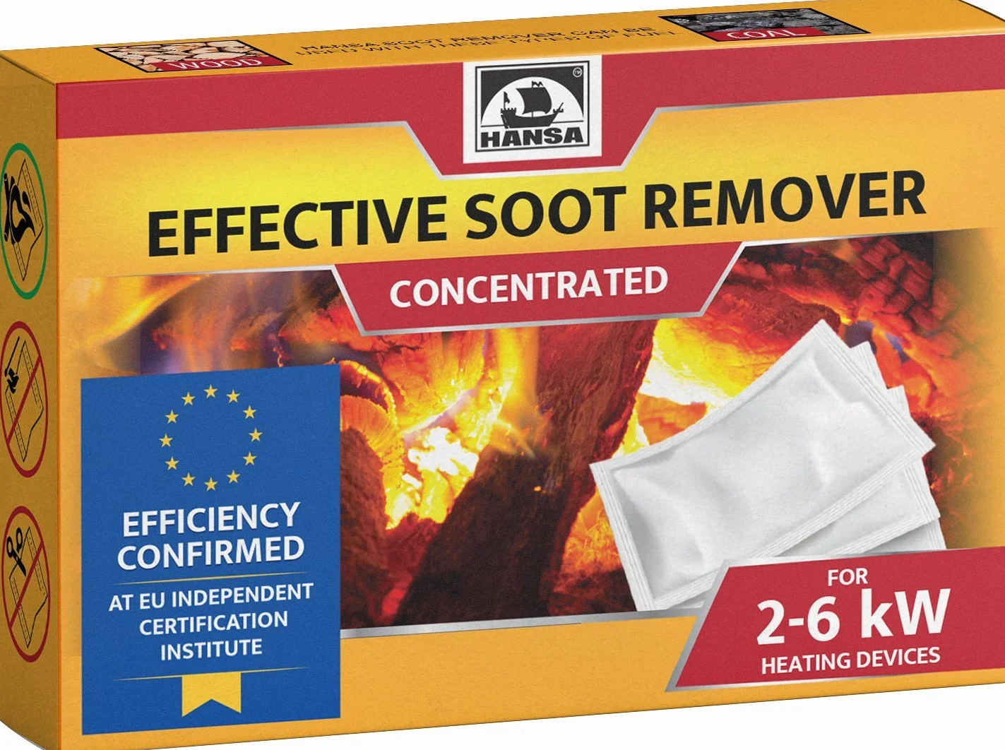 Hansa creosoto/fuliggine detergente per rimozione efficace Chimney Sweeper concentrato 2 – 6 kw dispositivi