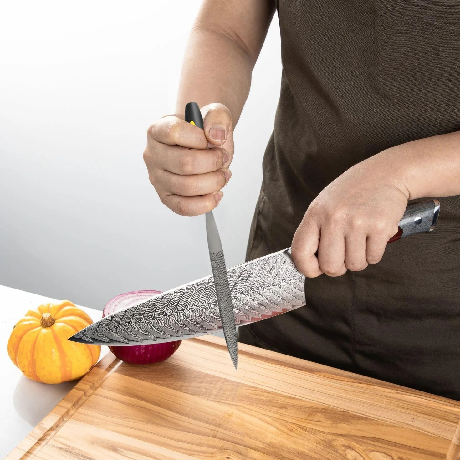 Frustrazione Coltello Acciaio Ad Alto Tenore Di Carbonio Strumento Di Macinazione Set 10 Pezzi