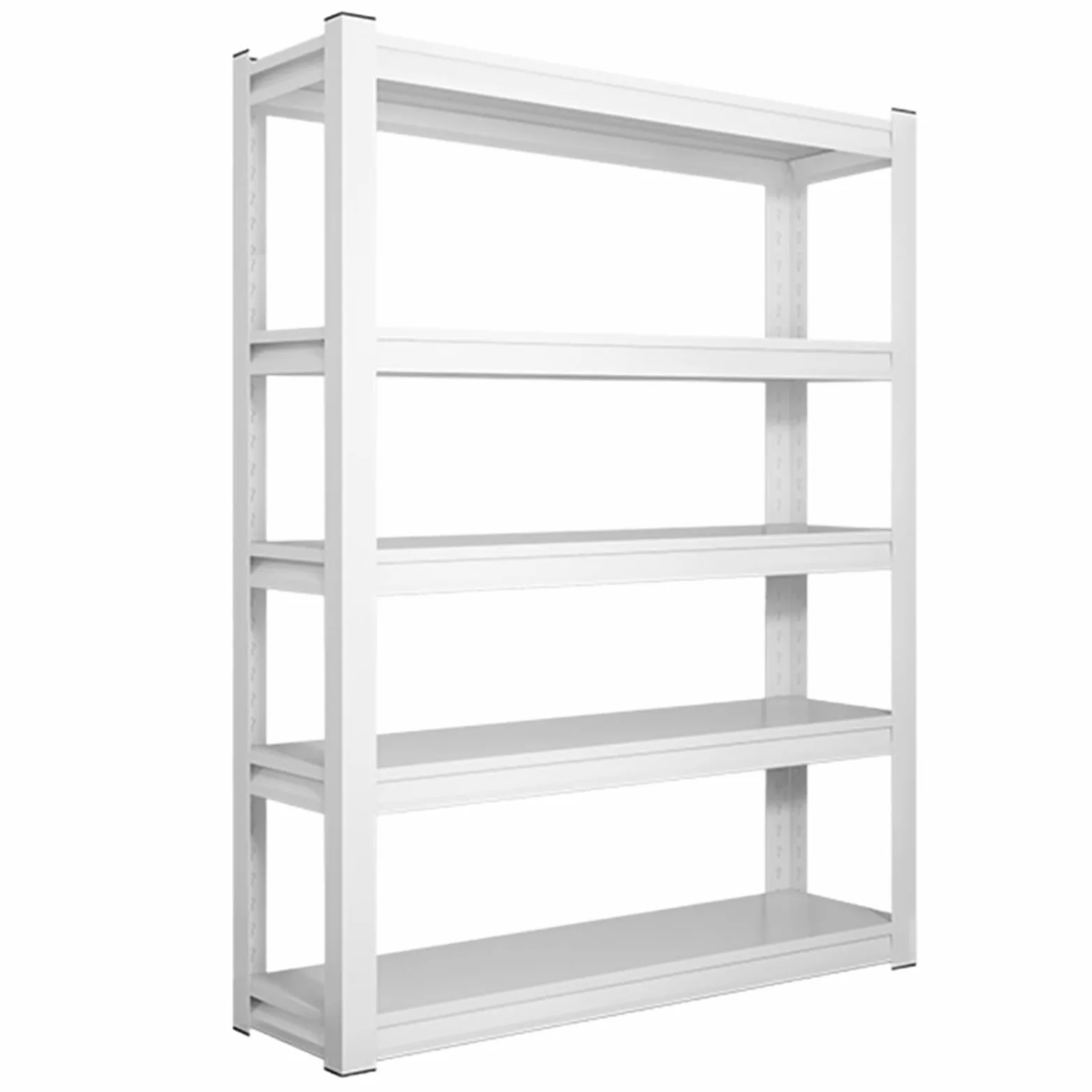 Scaffalatura in metallo regolabile a 5 ripiani per impieghi gravosi, scaffale in acciaio resistente per garage, magazzino, cantina, facile da montare, 182,9 x 149,9 x 40,6 cm (altezza x larghezza x