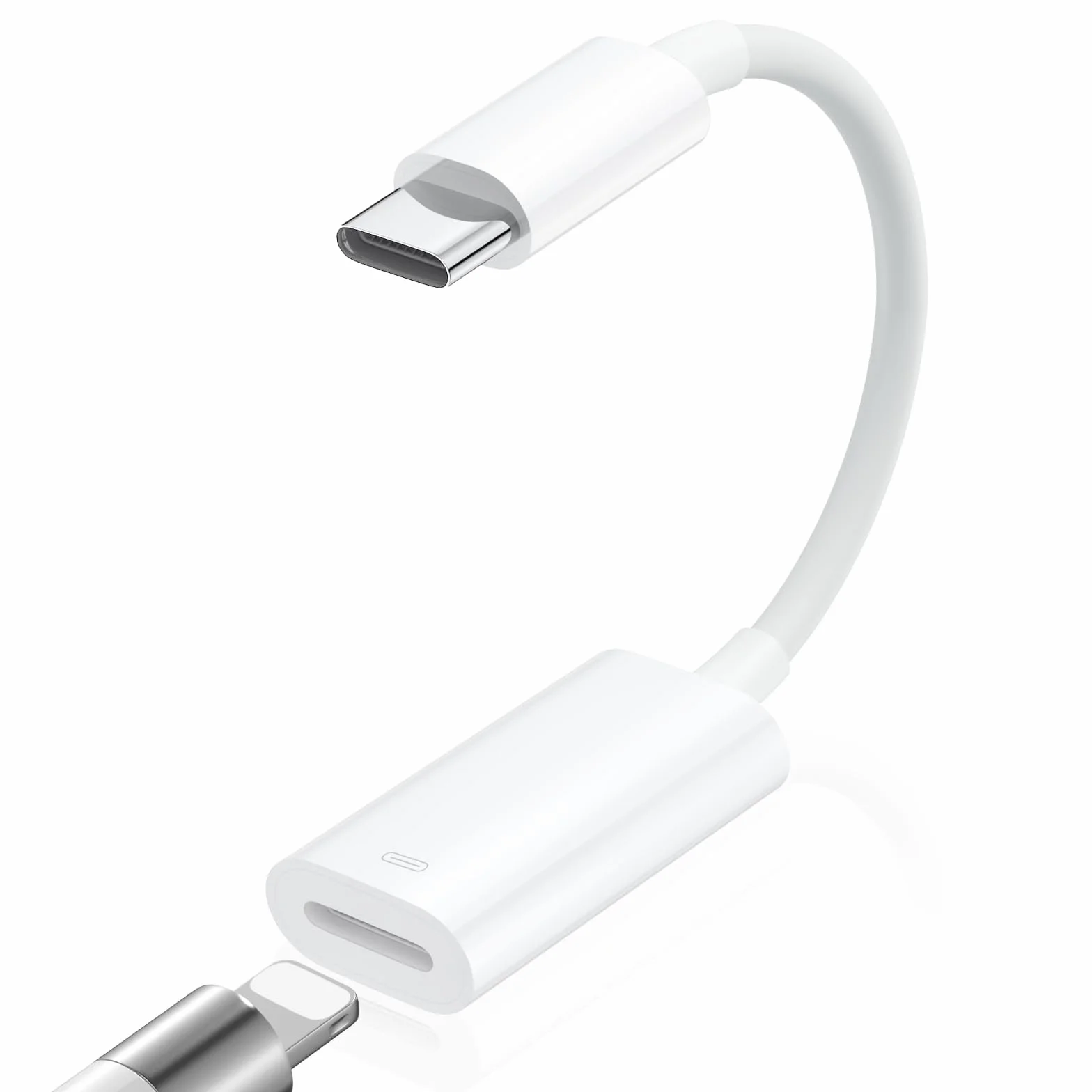 AXFEE Adattatore per cuffie USB C a light-ning da tipo C a light-ning, adattatore audio per i-Phone 15 i-Pad Air i-Pad Mini 6 MacBook, Galaxy S22 ULT, ricarica 3 in 1, trasferimento dati/adattatore