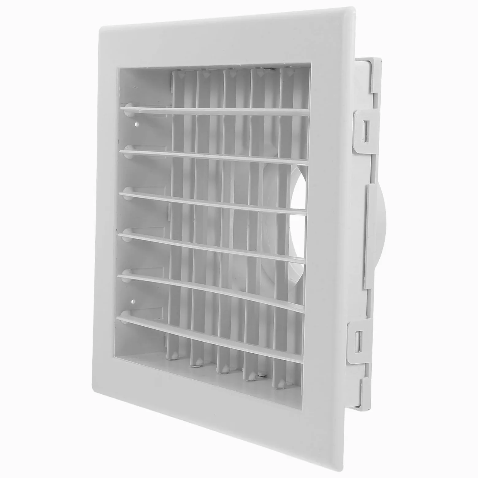 Griglia di Ventilazione Rotonda Bianca in Abs per Climatizzatore | Aerazione Tonda, Copertura della Presa d Aria Soffitto, Vacanze Estive, Facile da Pulire