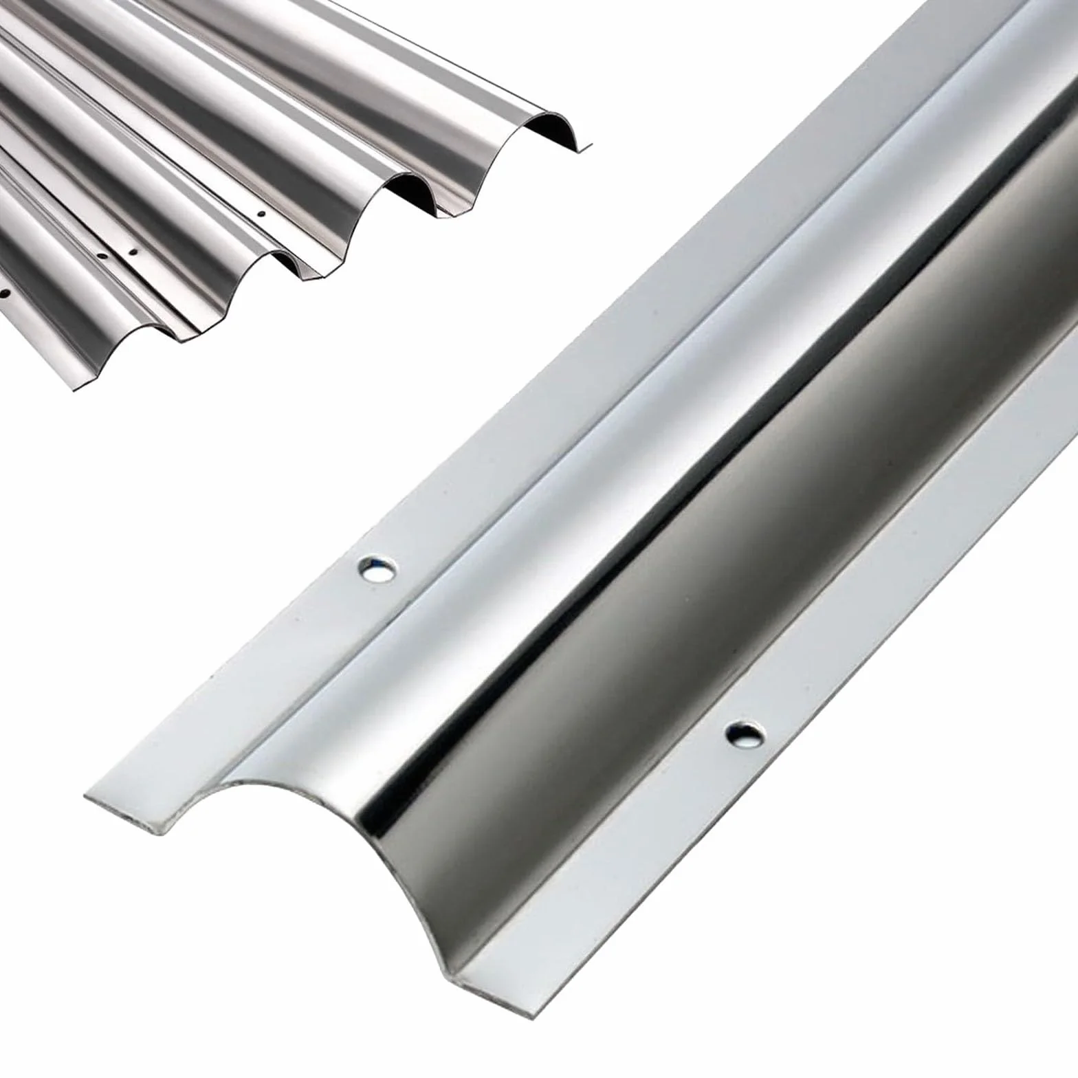 Canalina Passacavi Acciaio Inox Verniciabile 60mm Kit Occultamento Cavi