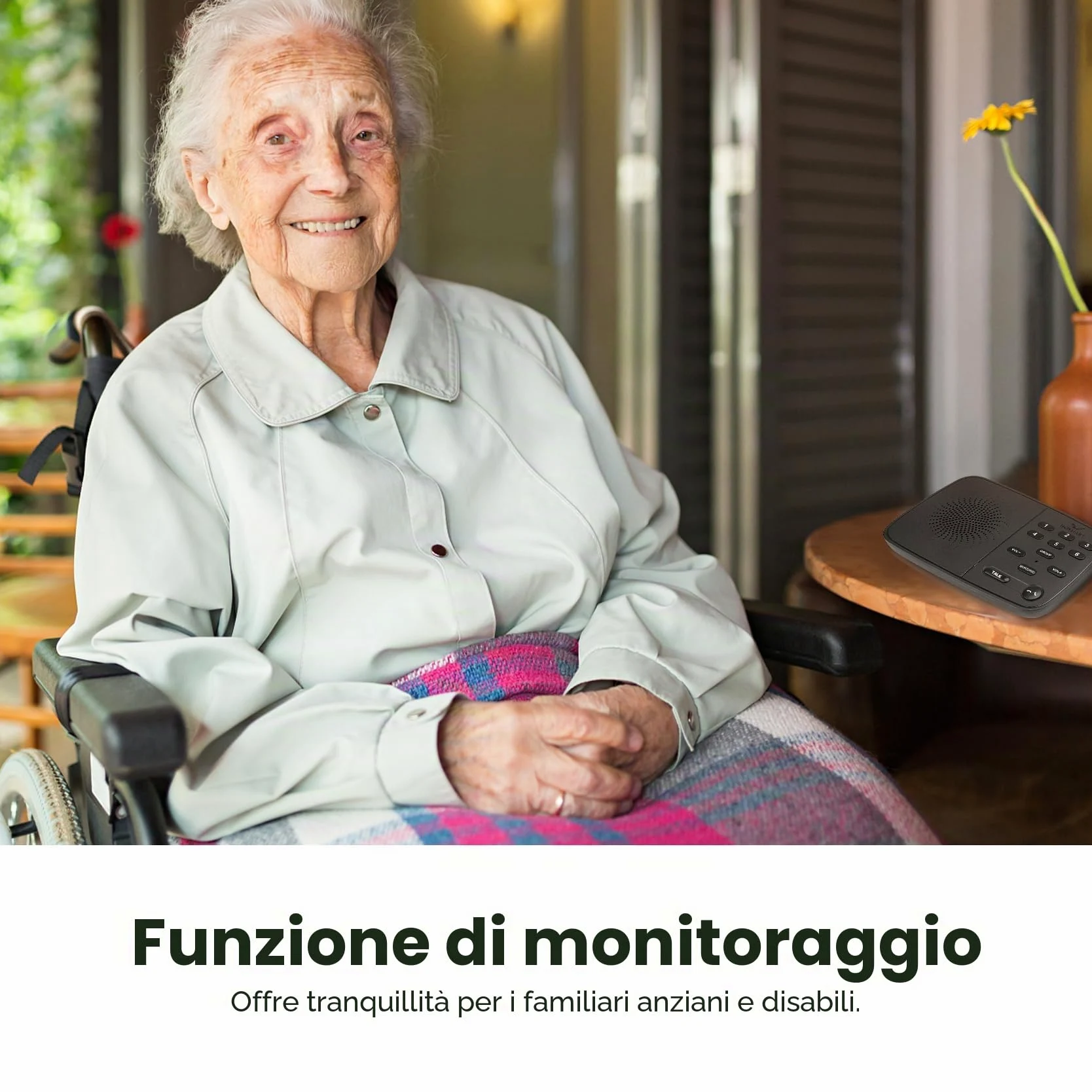 Hosmart UltraSpeak Pro, citofono wireless per la casa, citofono bidirezionale in tempo reale Full Duplex per uso domestico, sistema di interfono domestico con suono chiaro, per affari, con portata di