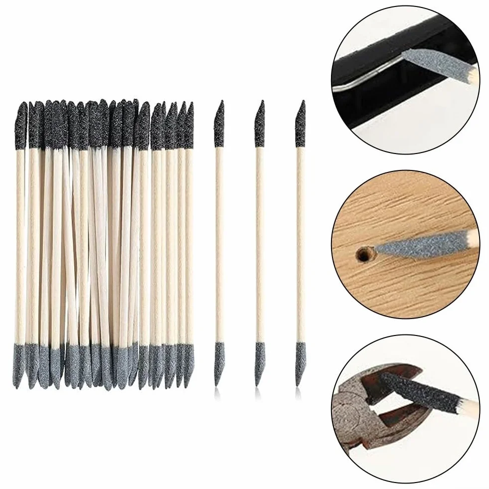 Levigatura a doppia testa 13 x 0,5 cm grana 150/280 set per legno plastica fai da te
