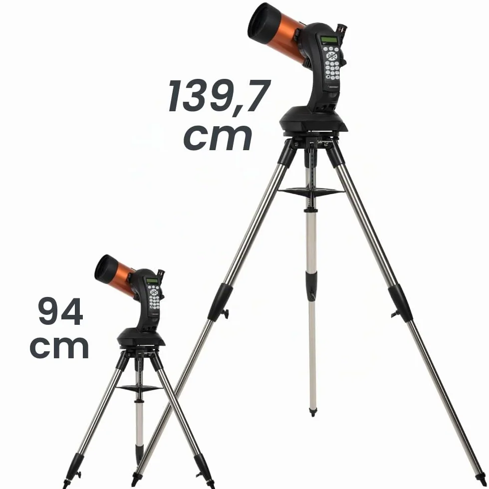 Celestron 11049 NexStar 4SE Telescopio Maksutov-Cassegrain computerizzato con montatura completamente automatica, tecnologia SkyAlign e rivestimento XLT, nero/arancio