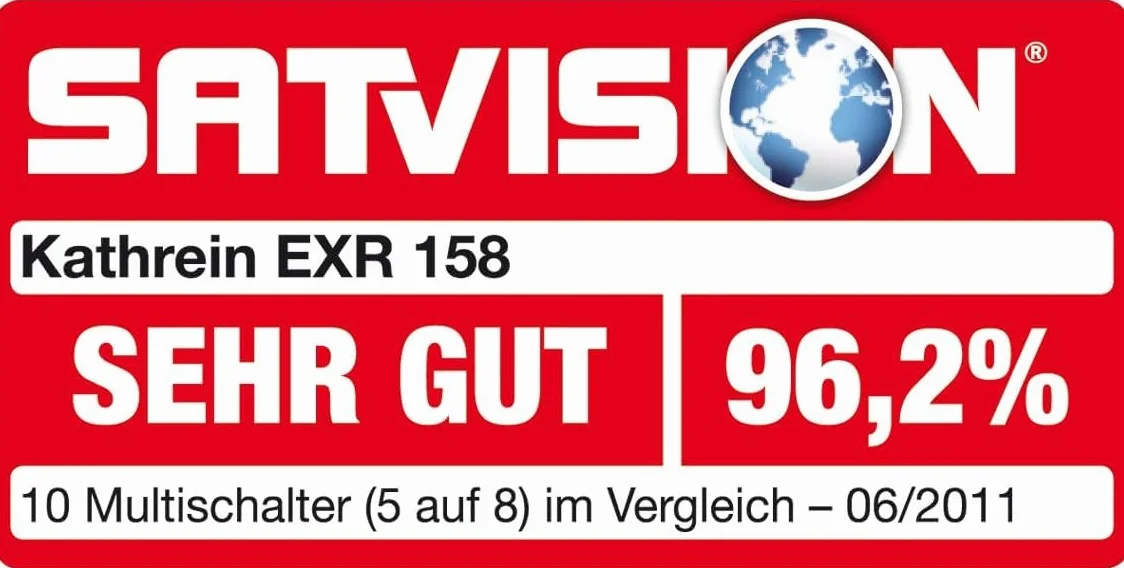Kathrein EXR 158 Interruttore multiplo VF- satellite (per 5-8 Utenti, Tensione 18, Corrente 550 mA)