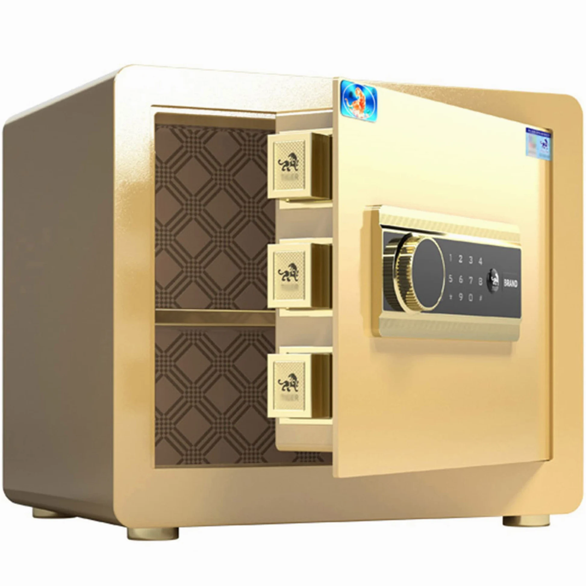cassaforte, Casseforti da Ufficio, casseforti elettroniche for casa/Hotel/Viaggi(B,42cmx32cmx35cm)