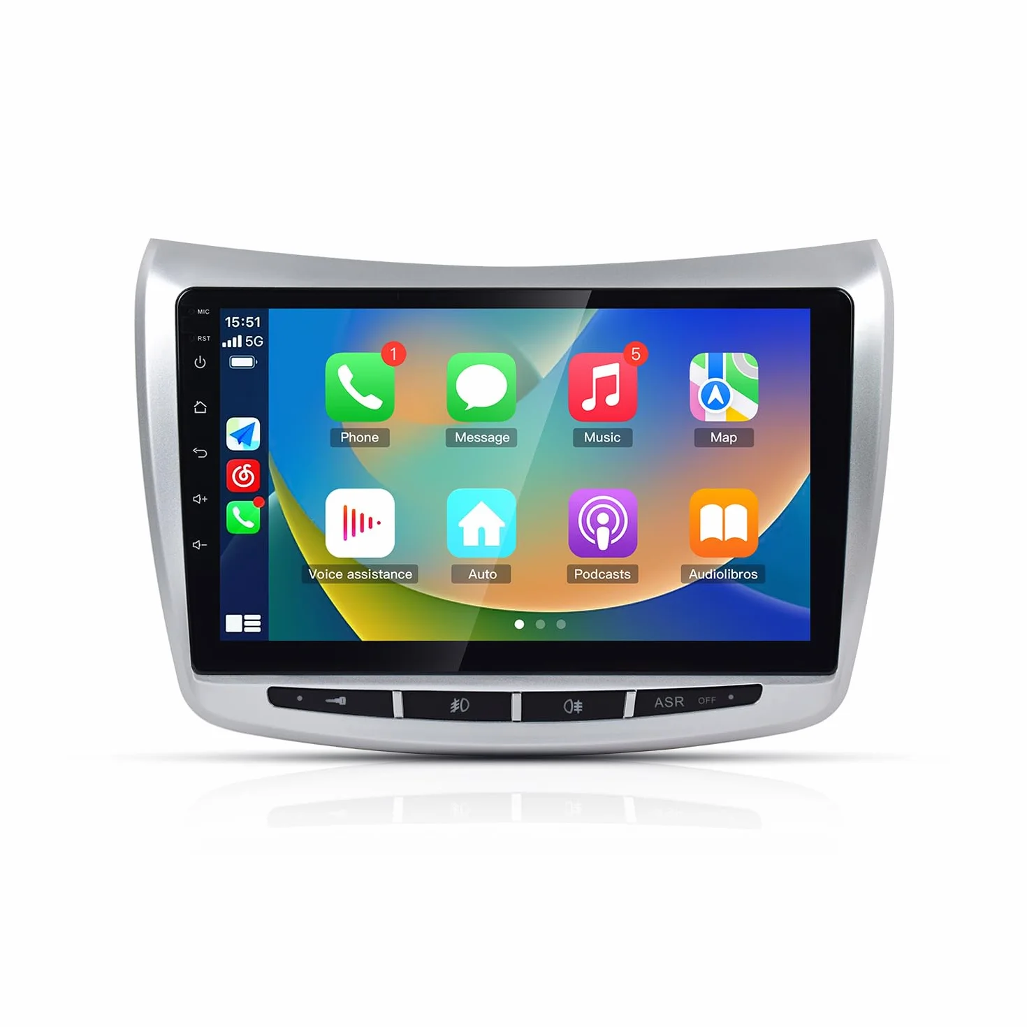 Lancia Delta [2008–2014] Autoradio CarPlay, Android Auto, 9 Pollici Touch GPS, Bluetooth, DSP, Wi-Fi, USB, Retrocamera, Playstore OCTACORE 4GB RAM 64GB ROM