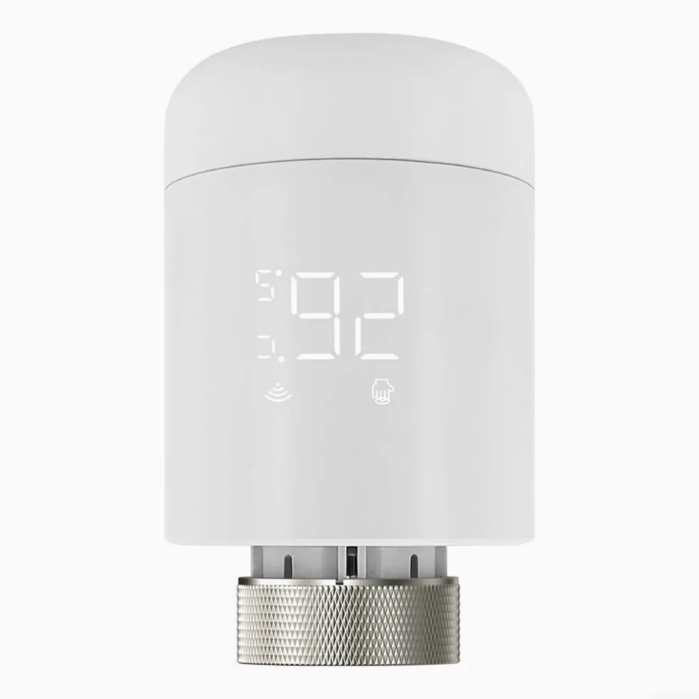 HpLive Valvola termostatica Wi-Fi intelligente, regolatore termosifone, valvola termostatica programmabile, 6 modalità di tempo, sicurezza bambini