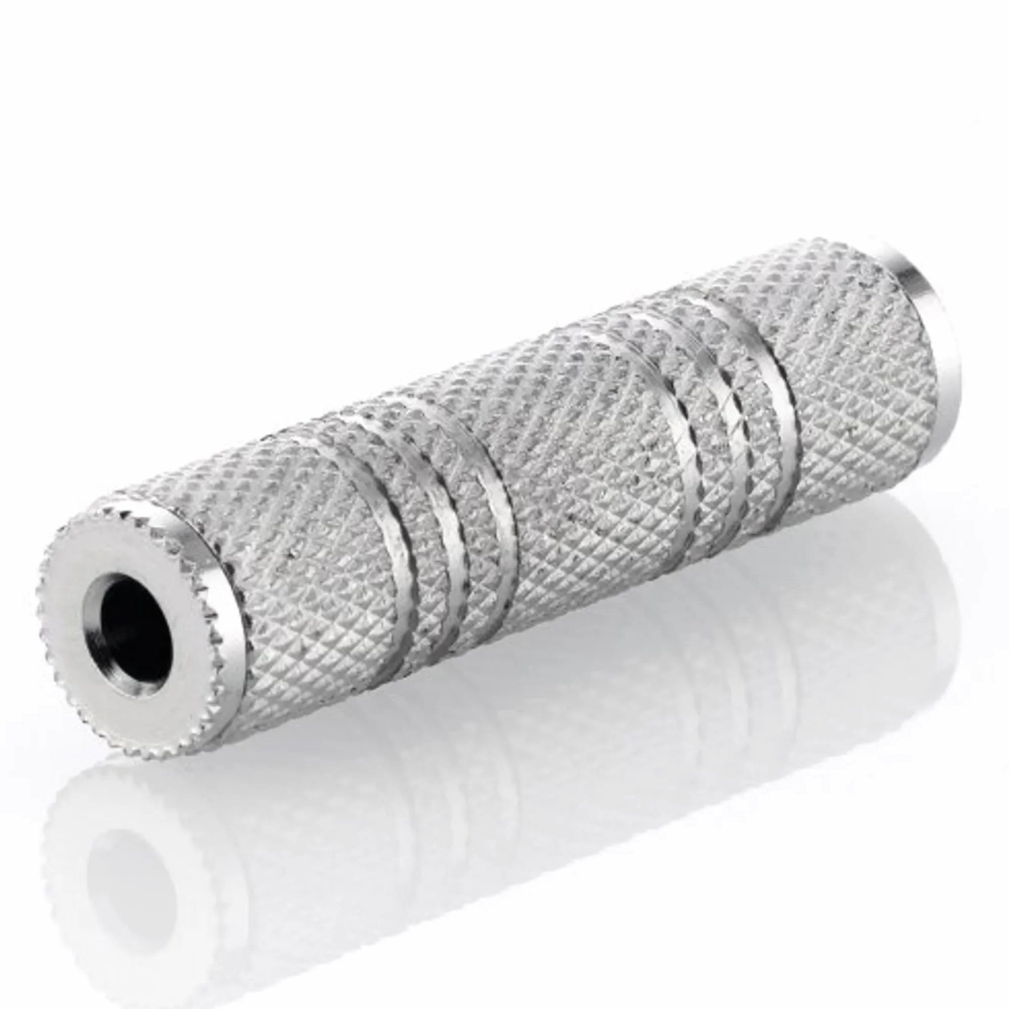 TECHZOCO Adattatore Audio Stereo Giunto Jack 3.5 Femmina a Femmina, Estensore Cavo Auricolari, 3,5 mm to 3,5 mm