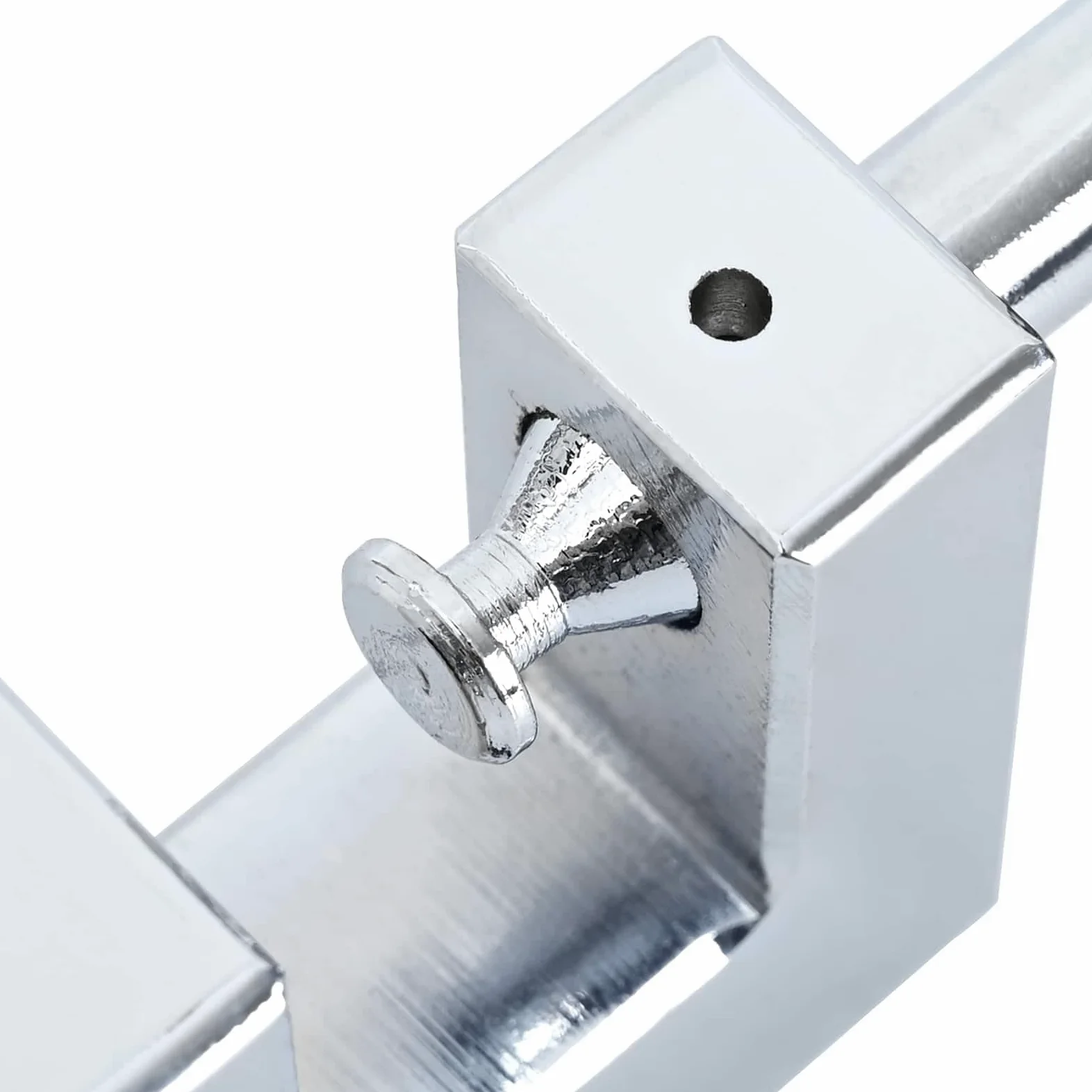 Lucchetto in acciaio, 2 pezzi, argento con 6 chiavi, resistente alle intemperie e alla corrosione, serratura per porta, cancello, armadio, giardino, garage, protezione antifurto, multiuso