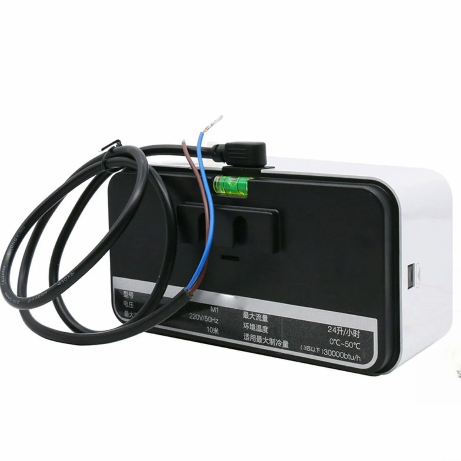 Pompa di scarico della condensa silenziosa ad alta efficienza, rimozione automatica dell'acqua del condizionatore d'aria di sollevamento di 12 m, design del motore CC a basso rumore bianco