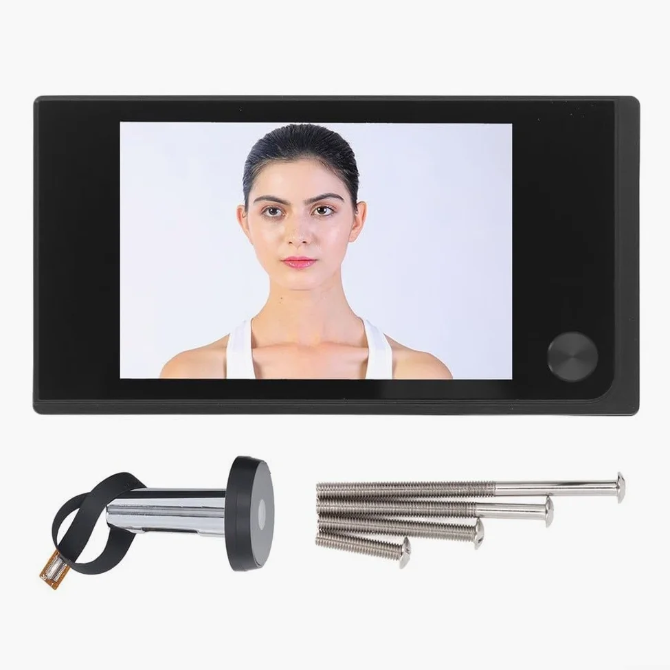 Spioncino digitale per porta, 720P HD con visione a 120 gradi, schermo interno da 3,5 pollici, telecamera elettronica per la sicurezza domestica