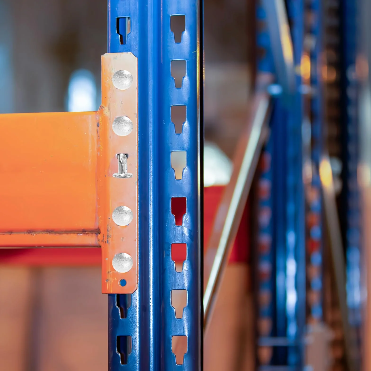 generic Perni Di Sicurezza Universali M5 Con Bulloni a Testa Tonda 100 Pezzi Antiruggine Per Scaffalature Pallet Magazzini E Uso Domestico Facili Da Installare