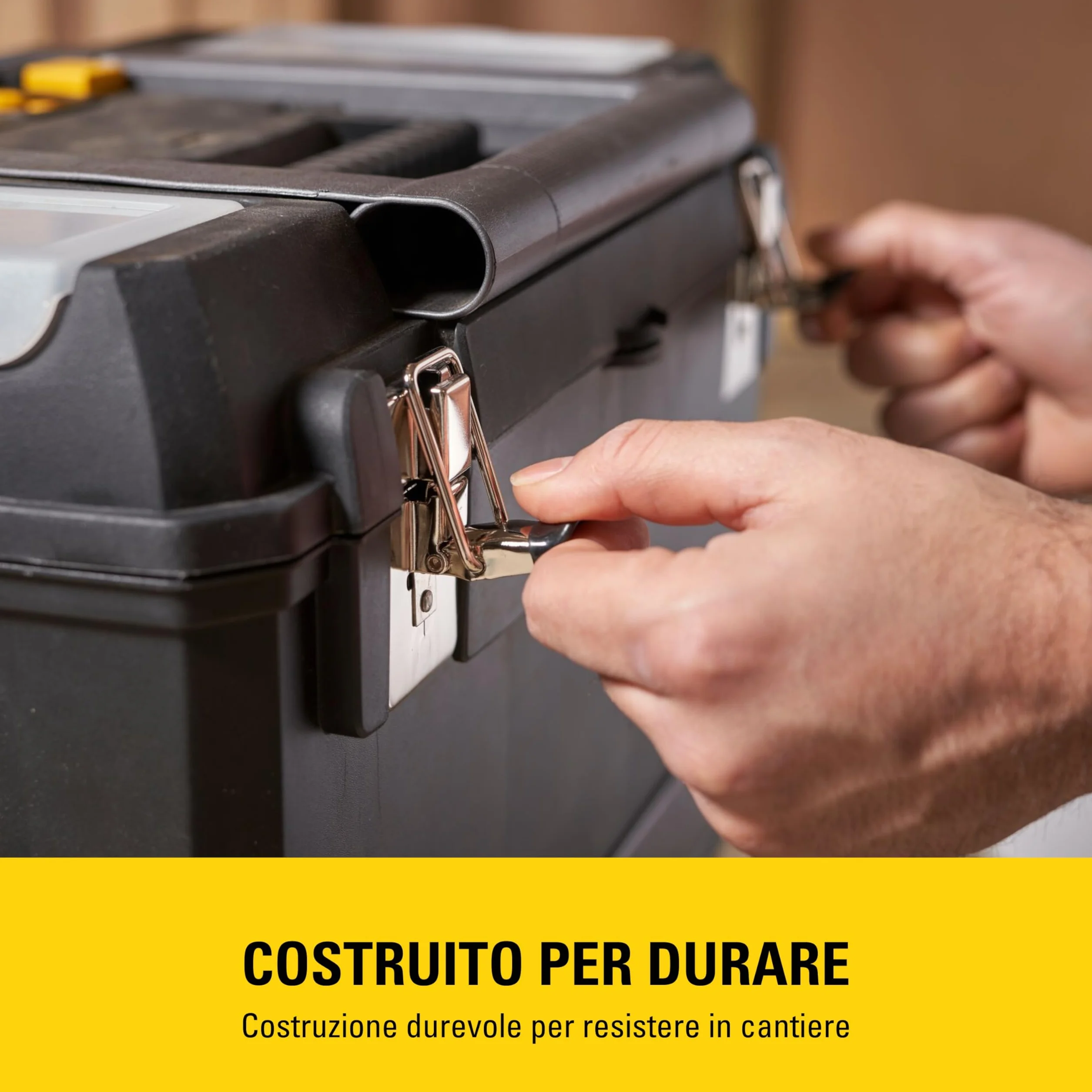 STANLEY Centro di lavoro mobile 2 in 1 1-93-968 con unità impilabili e cassetta degli attrezzi rimovibile