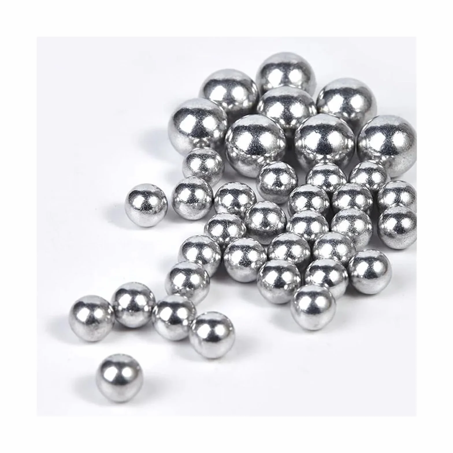 Sfera di alluminio liscia e solida di precisione 4.763mm - 1000pcs