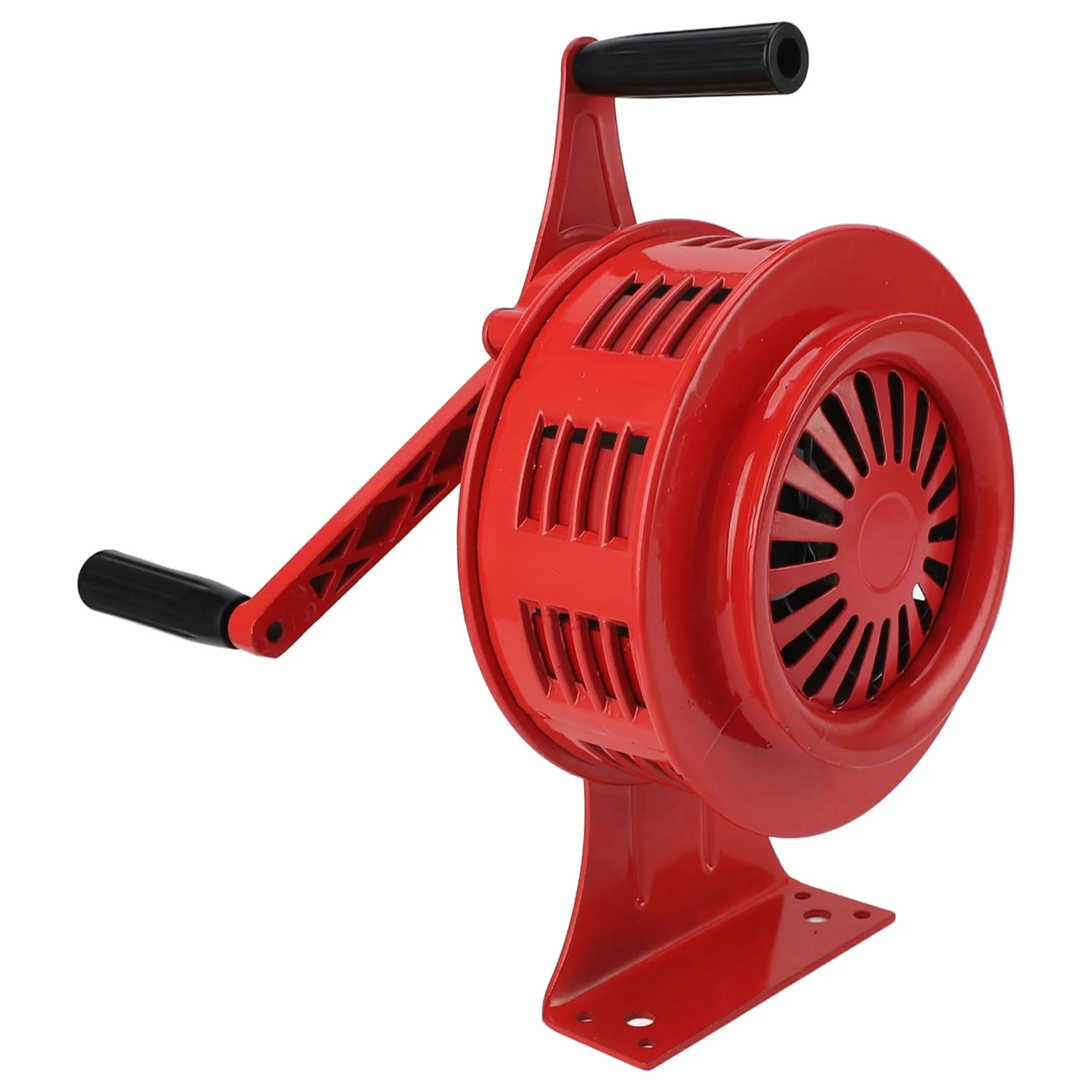 Sirena Ad Alto Volume da 125 DB a Manovella con Volume Regolabile per le Emergenze, Allarme Sonoro Impermeabile Ad Azionamento Manuale Realizzato in Lega di Alluminio per