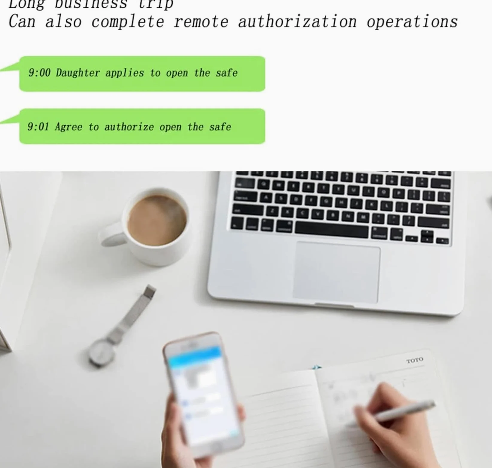 RLKHXBS Steel Home - per armadietto, cassaforte Elettronica Intelligente Impronte digitali con Doppio Allarme antimanomissione, Comodino Nascosto, Proteggi Contanti, Documenti sicuri, Gioielli,