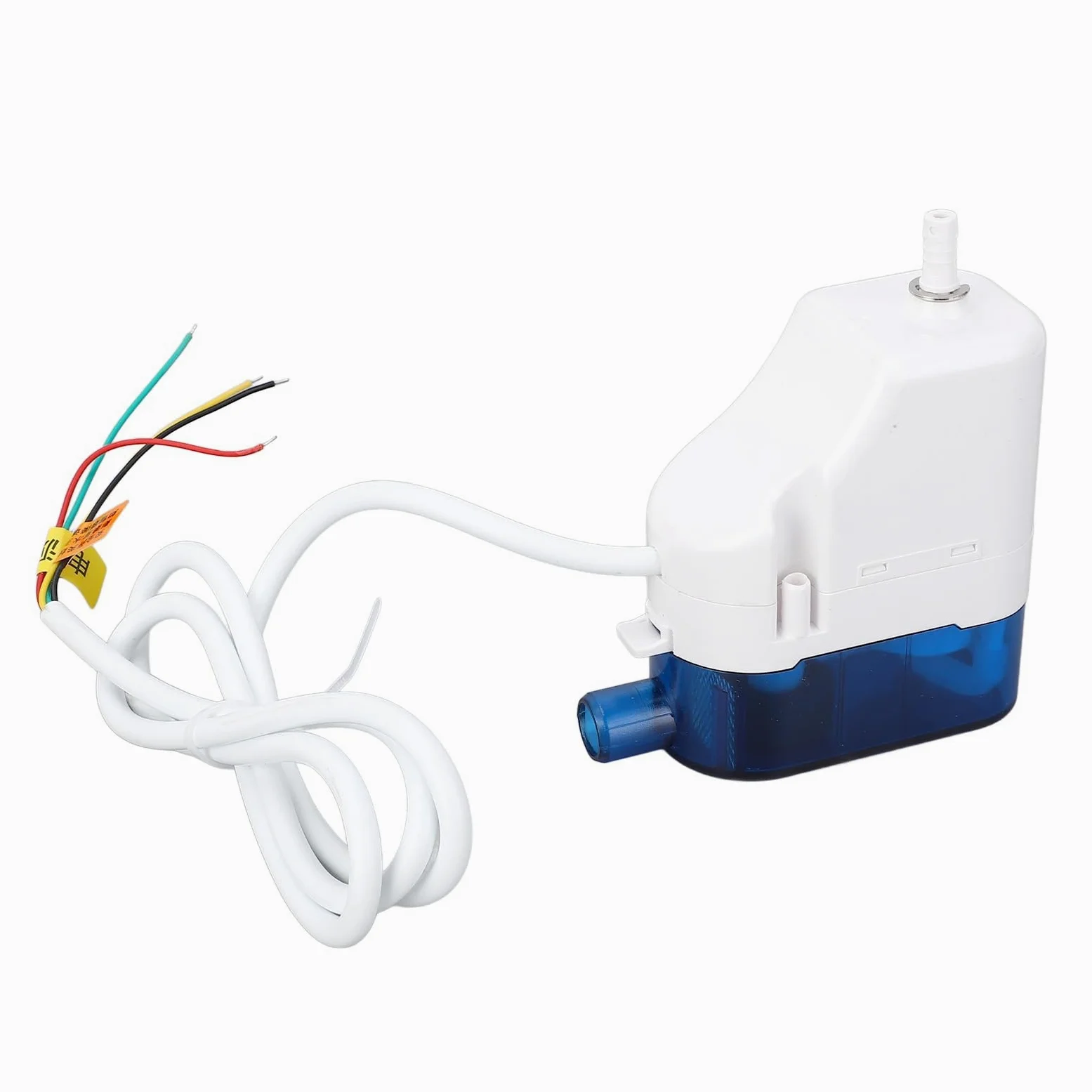 Jiawu Pompa di Scarico della Condensa Automatica Silenziosa, Serbatoio da 0,07 Litri, 24 Litri H 22 DB, Pompa di Sollevamento dell'acqua di Condensa con Tensione Globale 100 230 V 50 60 Hz Design
