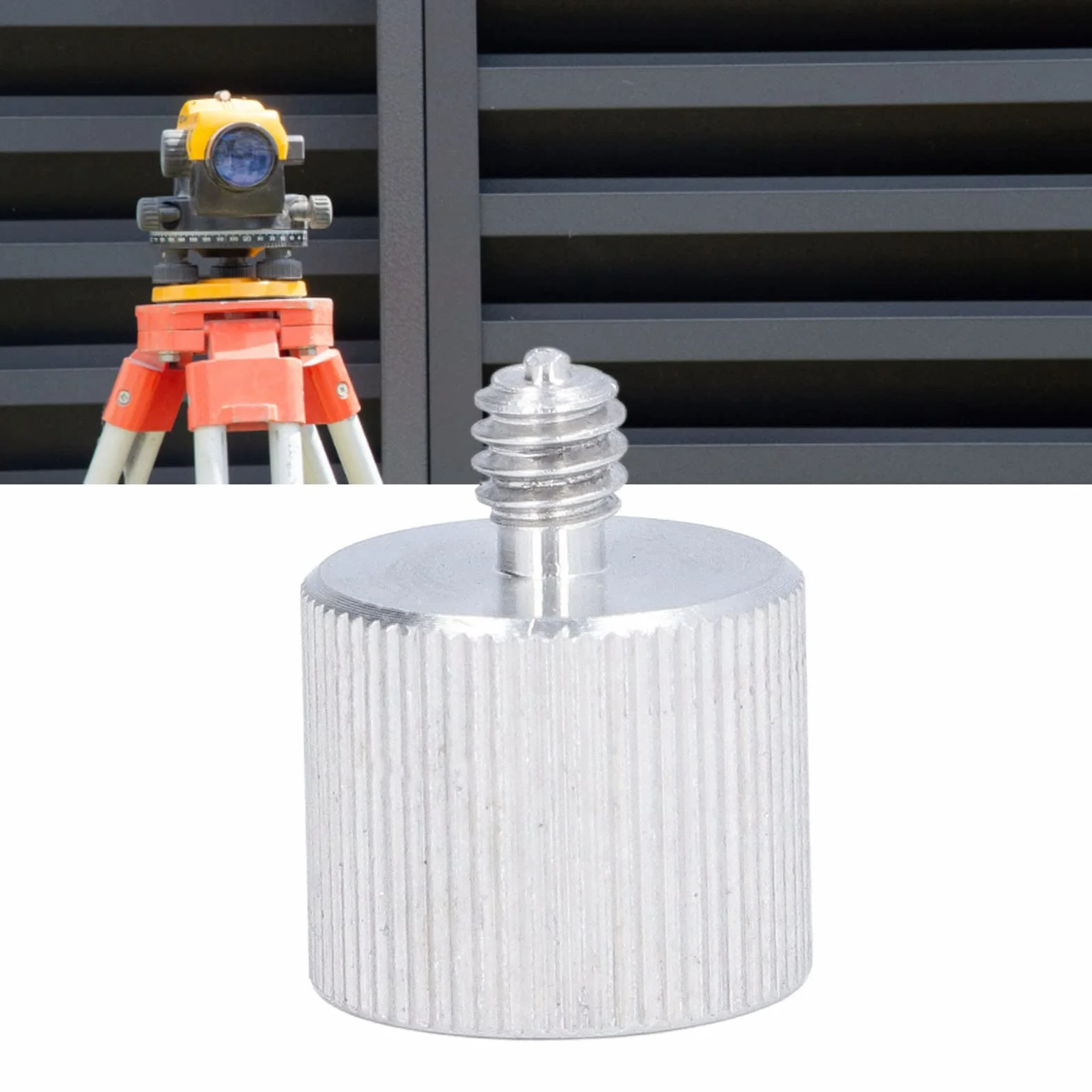 Adattatore per Treppiede Livellatore Laser, Adattatore per Treppiede per Livellatori Laser, Connettore di Conversione da 5 8 Pollici a 1 Staffa da 4 Pollici Adattatore per