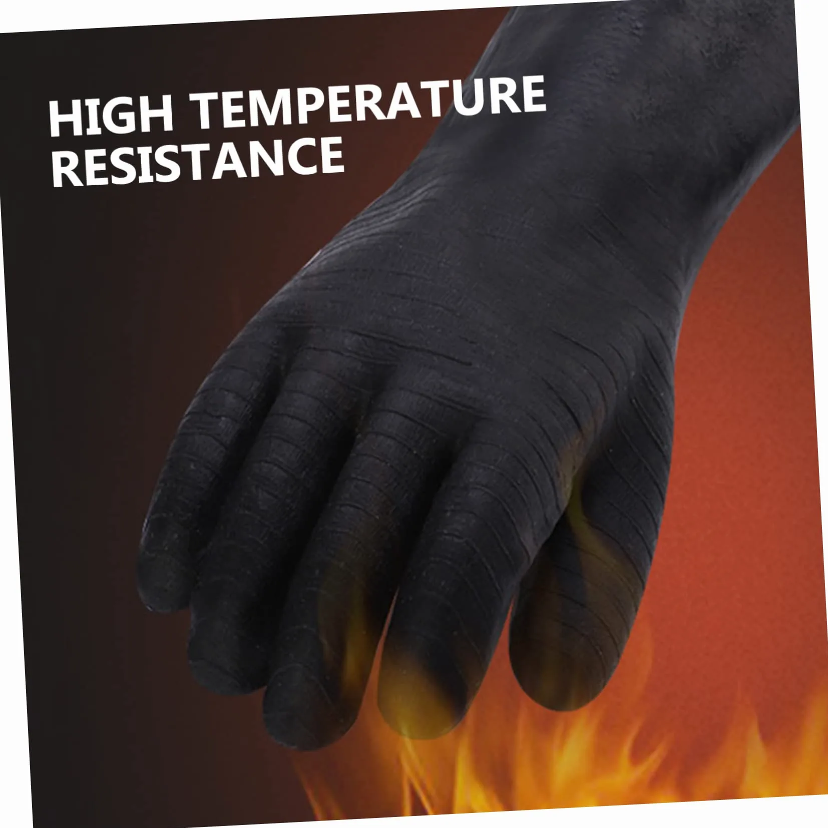 Guanti Termoresistenti Nero 1 Paio in Neoprene per Cucina e Fornello | Lavabili in Lavatrice, Resistenza al Taglio e Antiscivolo, Adatti a Impieghi Domestici