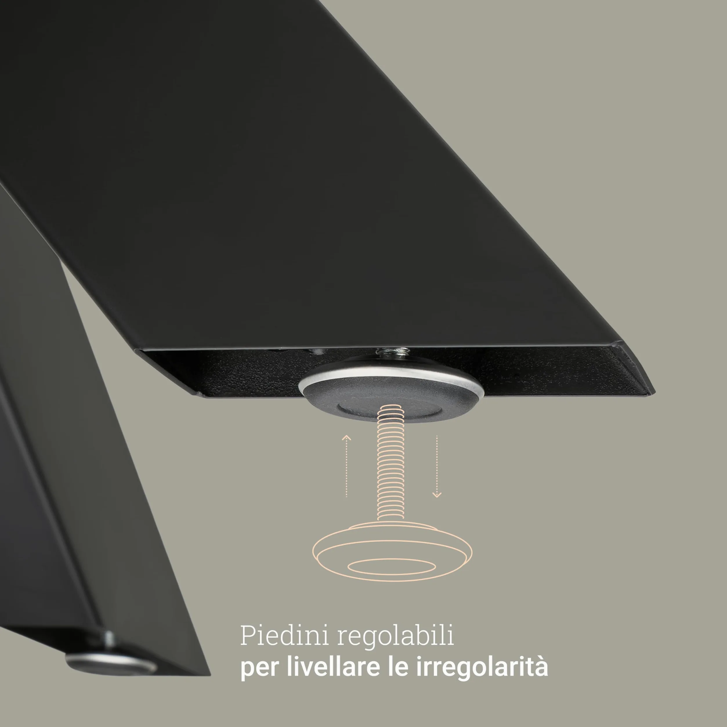 Natural Goods Berlin 1x Gambe per Tavolo SPIDER | Gambe Tavolo in Metallo Nero | Montaggio Semplice | Piedi per Mobili, come Tavolino, Scrivania e Tavoli da Pranzo | Piedi per Tavolo 71x68x120cm