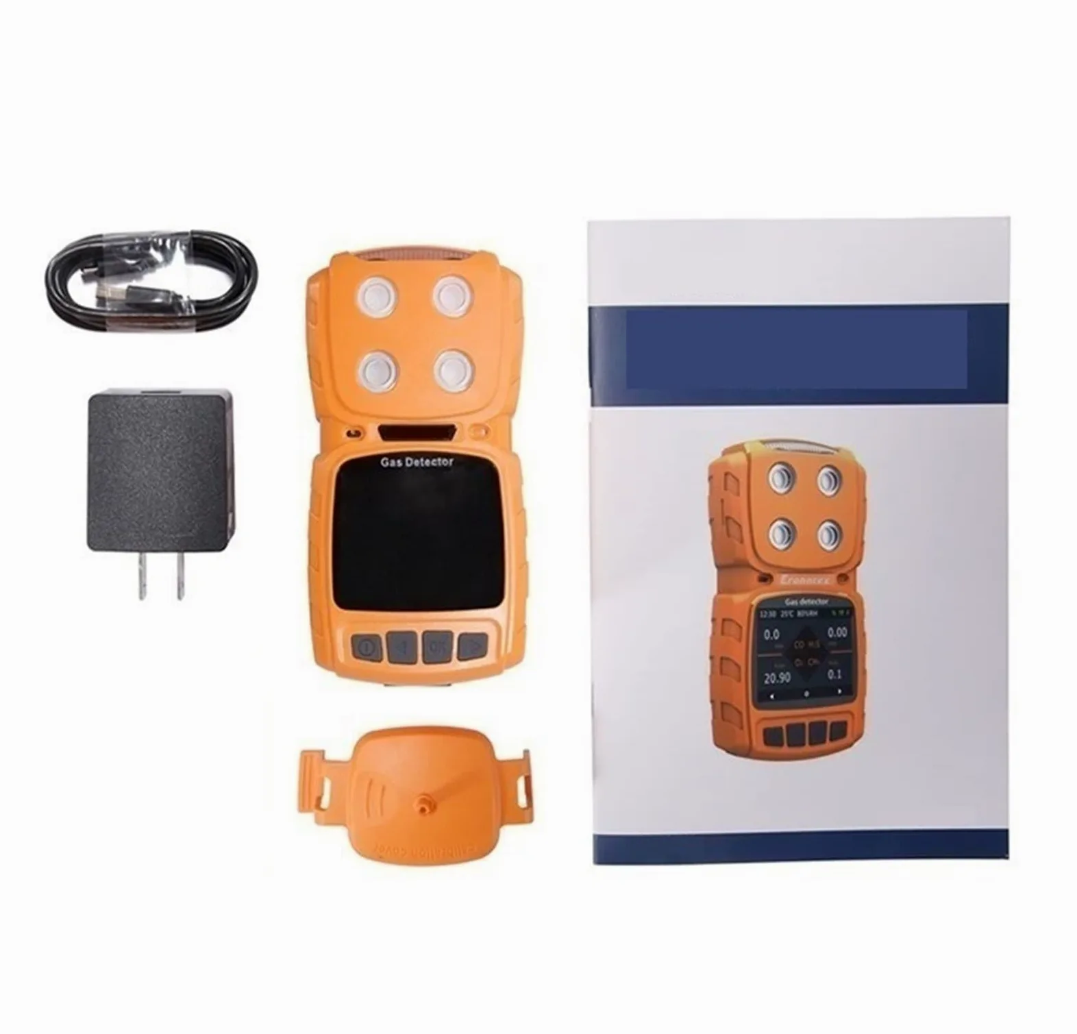 Rilevatore di Gas infiammabile Portatile rileva CH4 Concentrazione del metano 0-100% Vol Alarm Diffusore,Sensori Ad Alta Sensibilità(0-100% Vol)